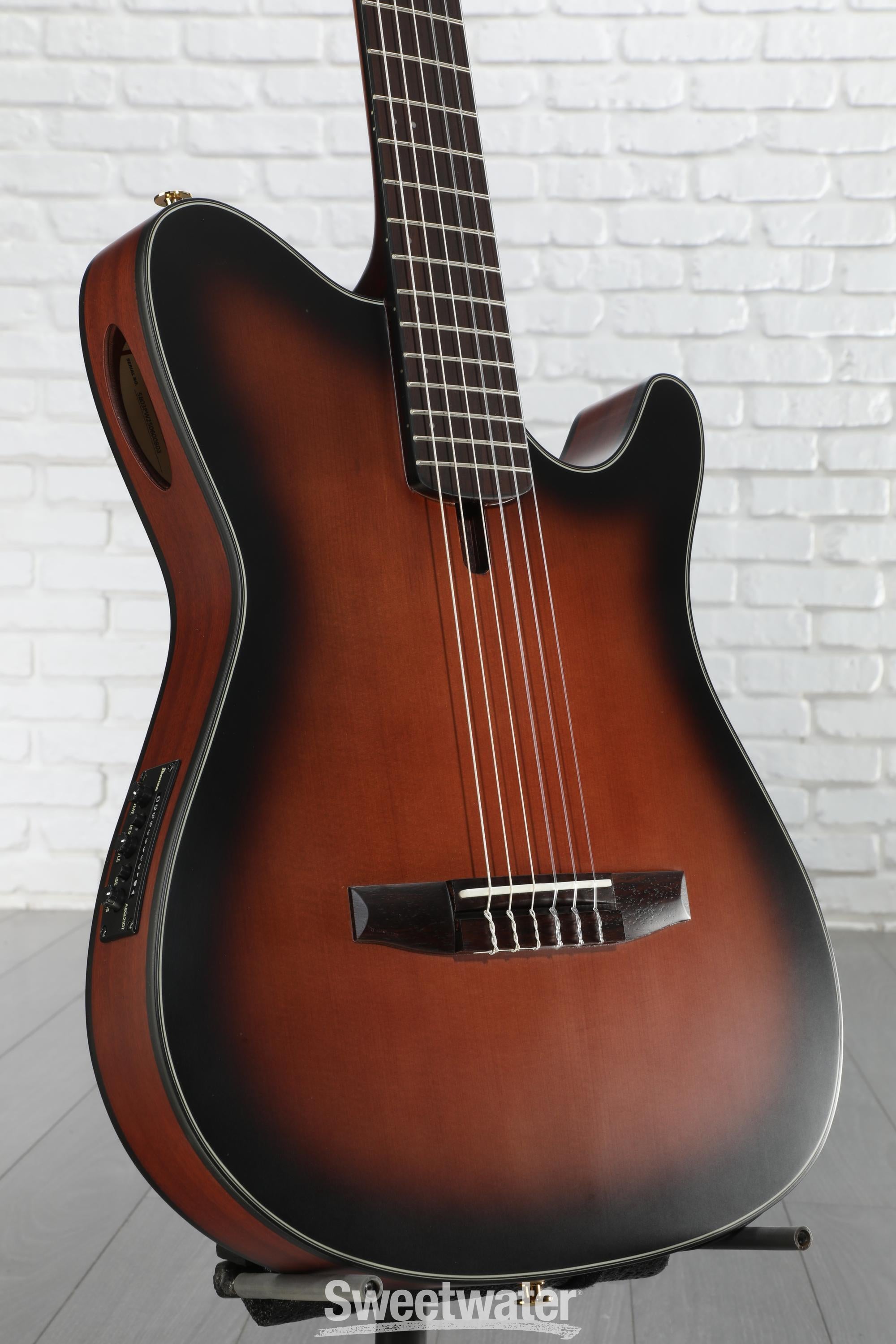 Ibanez FRH10N Thinline Nylon Acoustic-electric Guitar - Brown