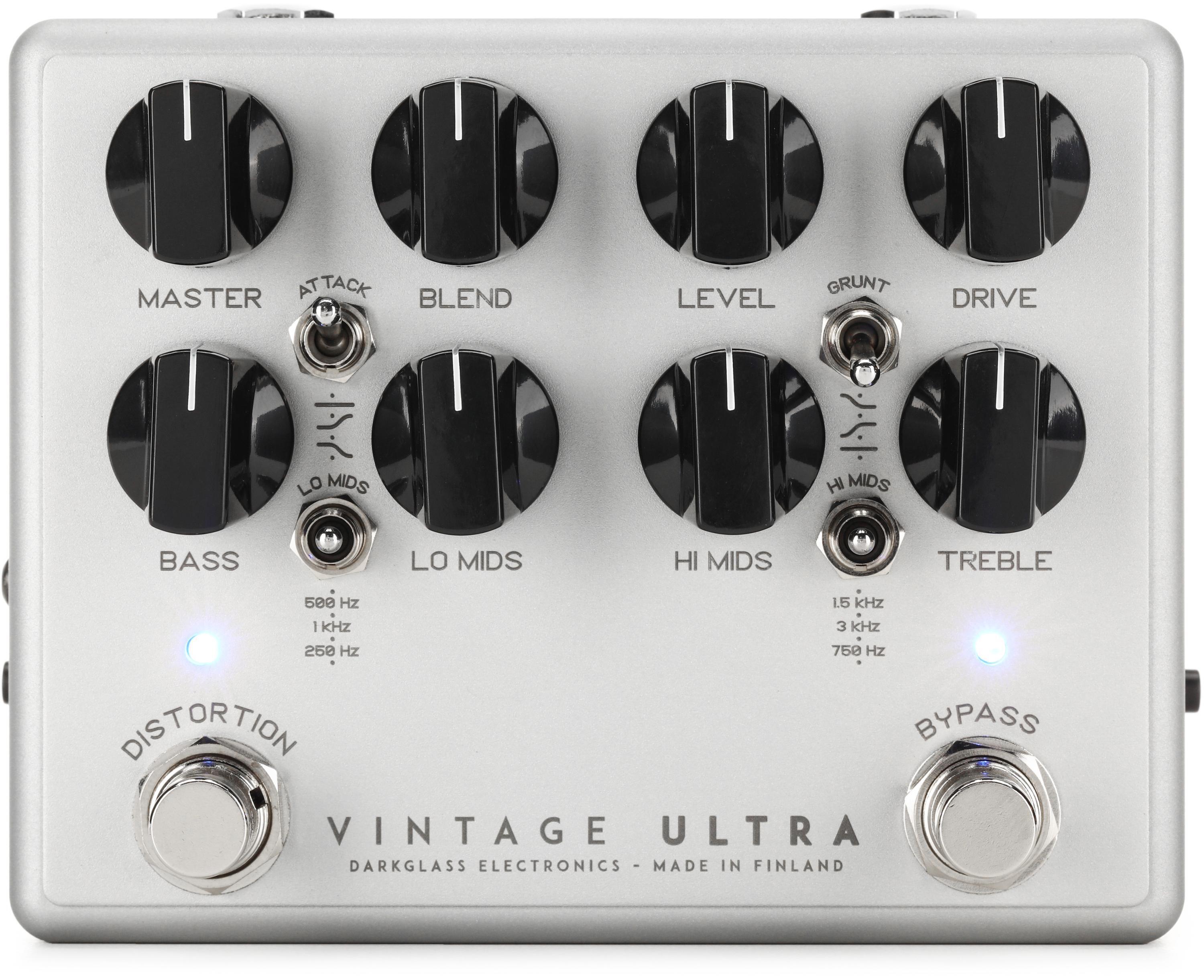 Darkglass Vintage Ultra V2 Bass Preamp Pedal with Aux In