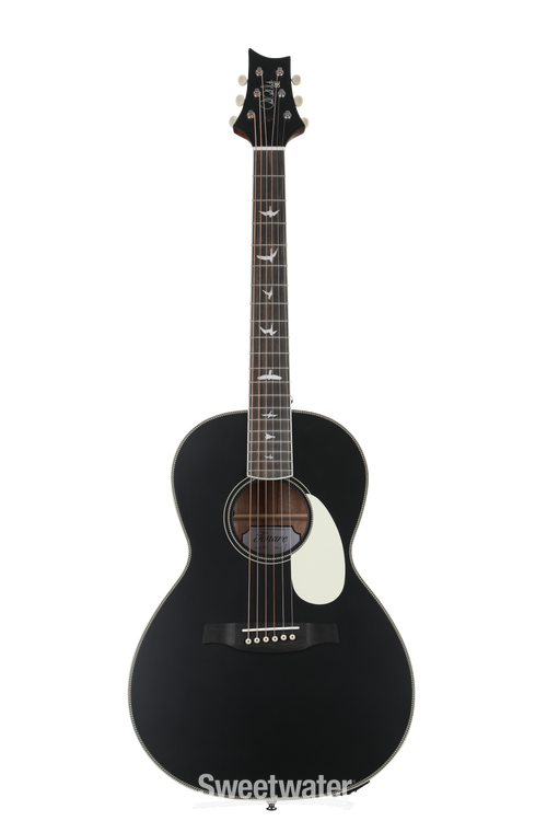 PRS SE P20E Parlor Acoustic-electric Guitar - Black Satin Top