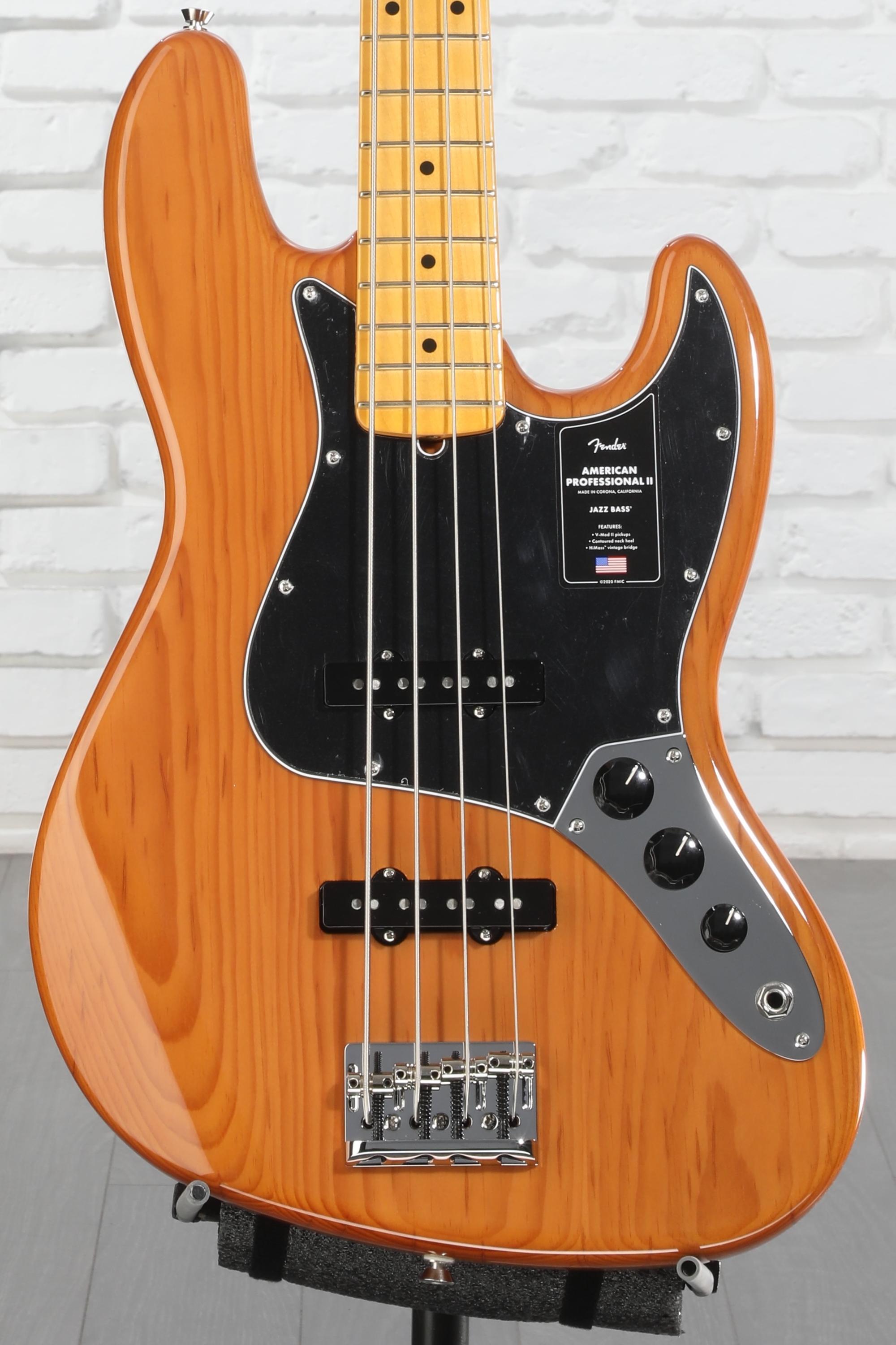 Fender American Professional II Jazz Bass Guitar - Natural