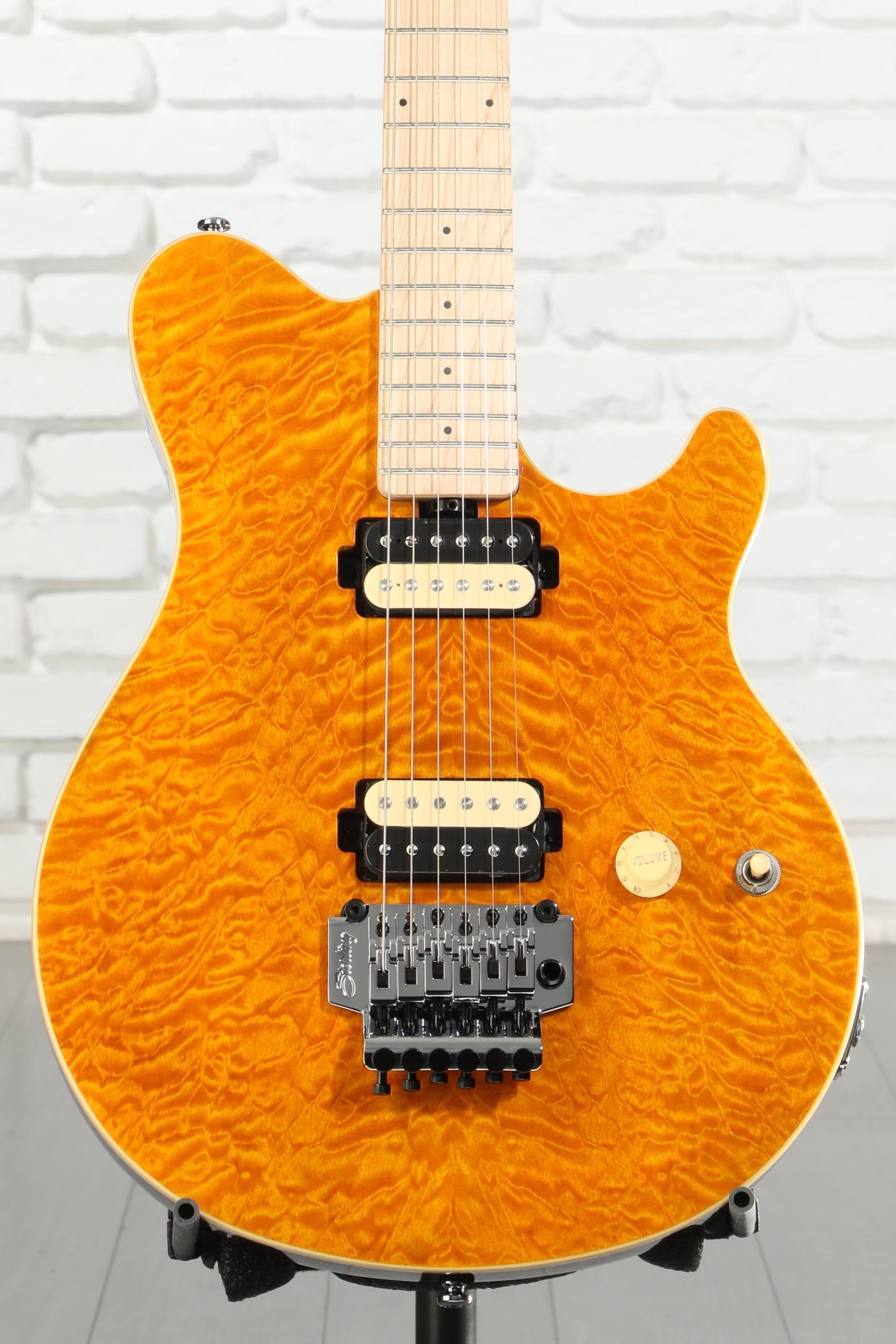 Sterling By Music Man Axis Quilted Maple Electric Guitar - Trans