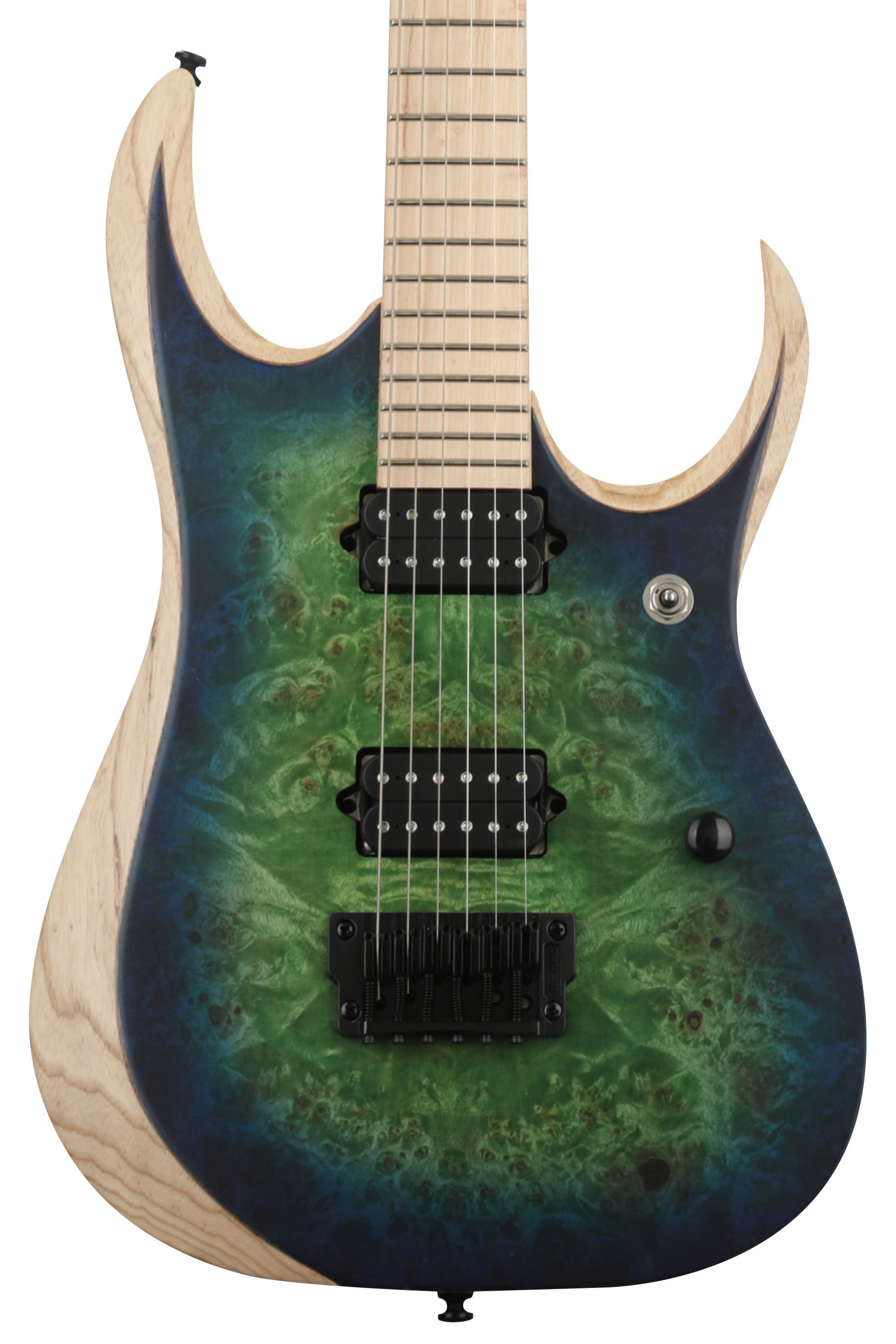 Ibanez Iron Label RGDIX6MPB - Surreal Blue Burst | Sweetwater