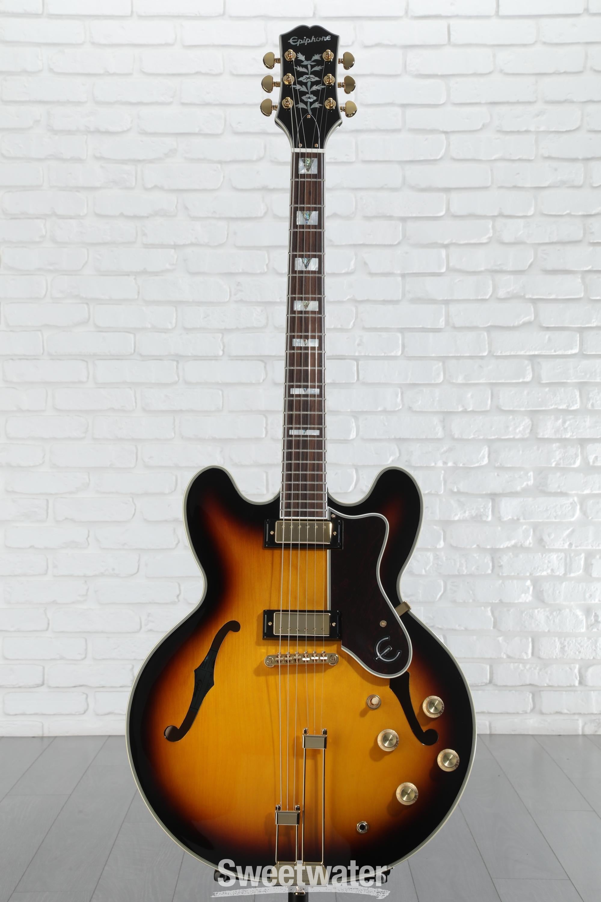 ギター Epiphone sheraton Frequensator sunburst Epiphone Sheraton (Frequensator) in Vintage Sunburst with