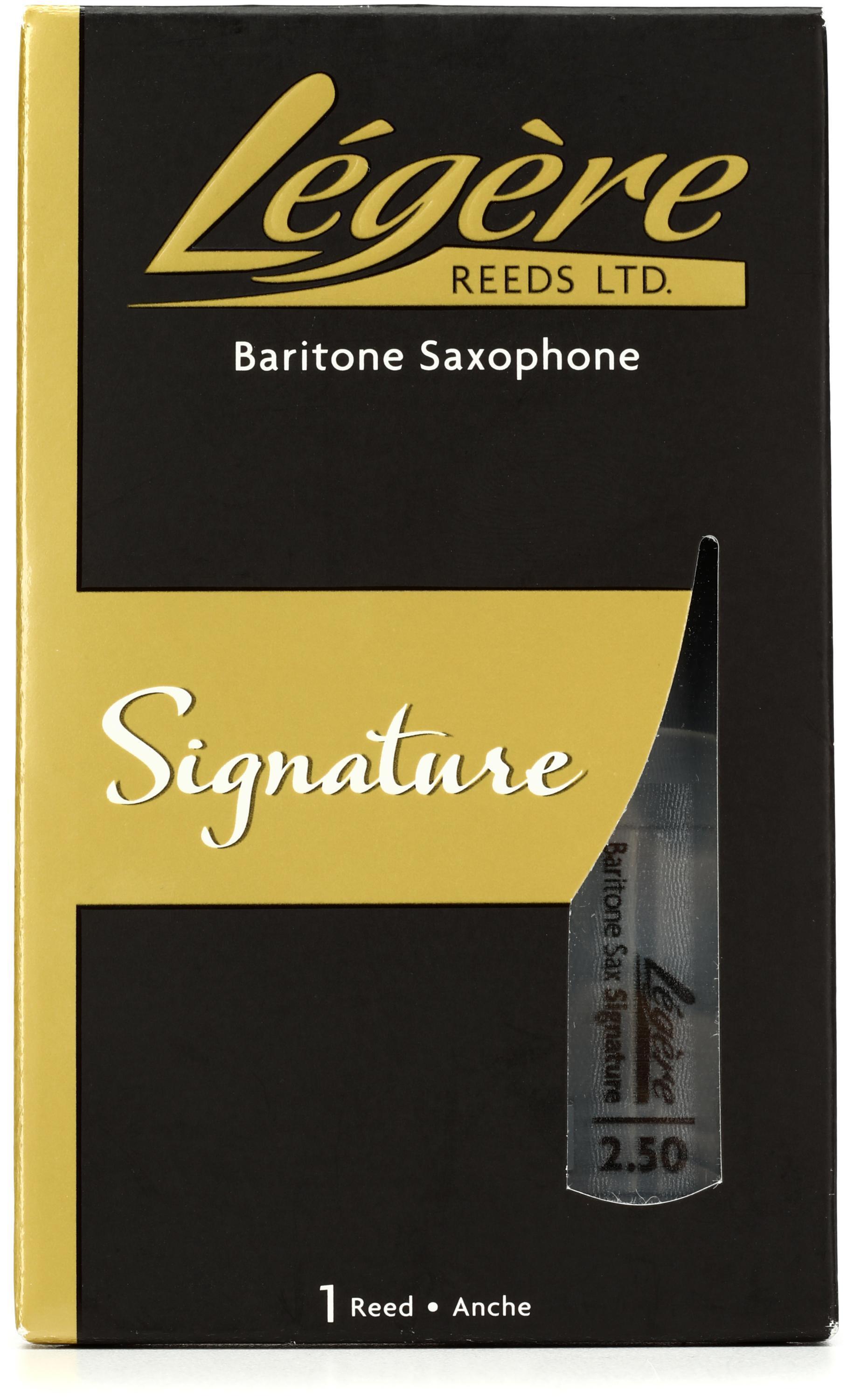 Legere LGBSSS-2.5 - Signature Baritone Saxophone Reed - 2.5 | Sweetwater