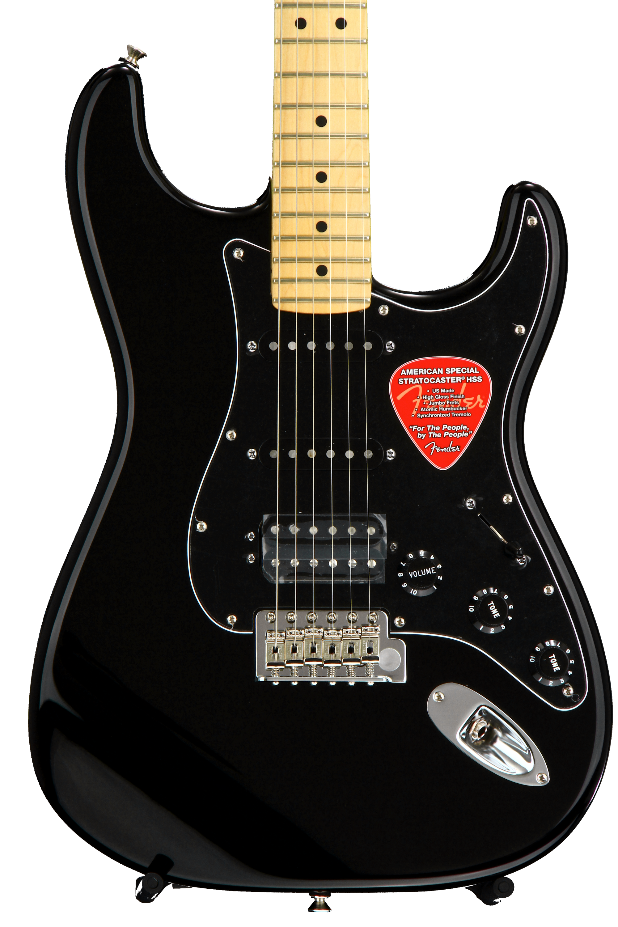 Fender American Special Stratocaster HSS - Black w/ Maple