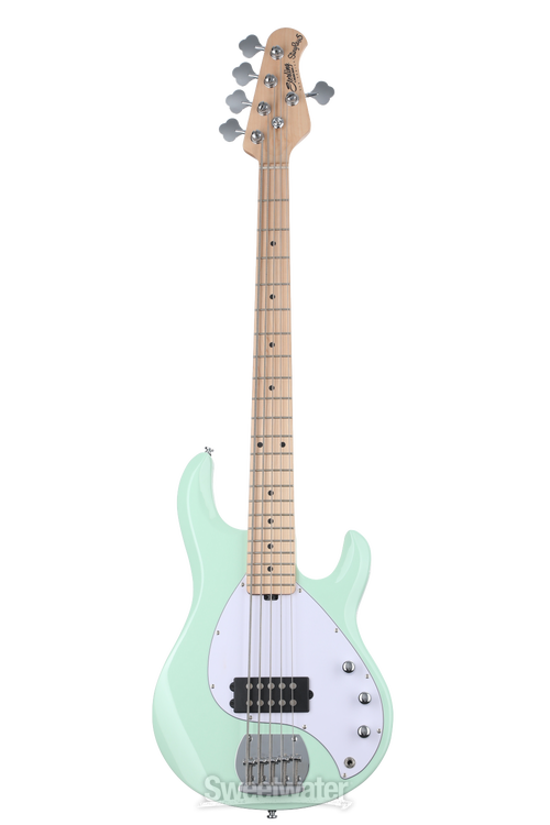 Sterling By Music Man StingRay RAY5 Bass Guitar - Mint Green