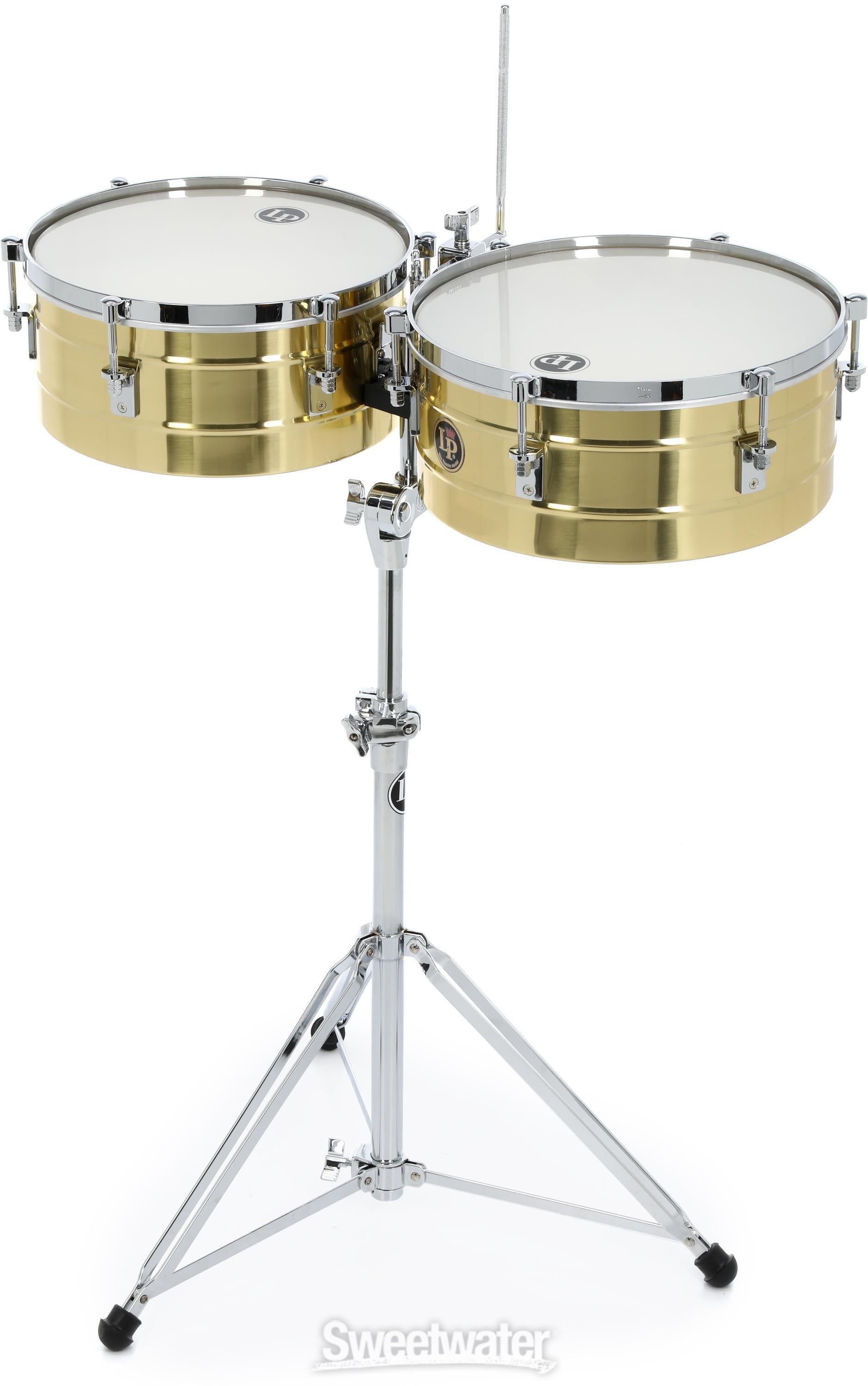Latin Percussion Tito Puente Signature Series Timbales Brass