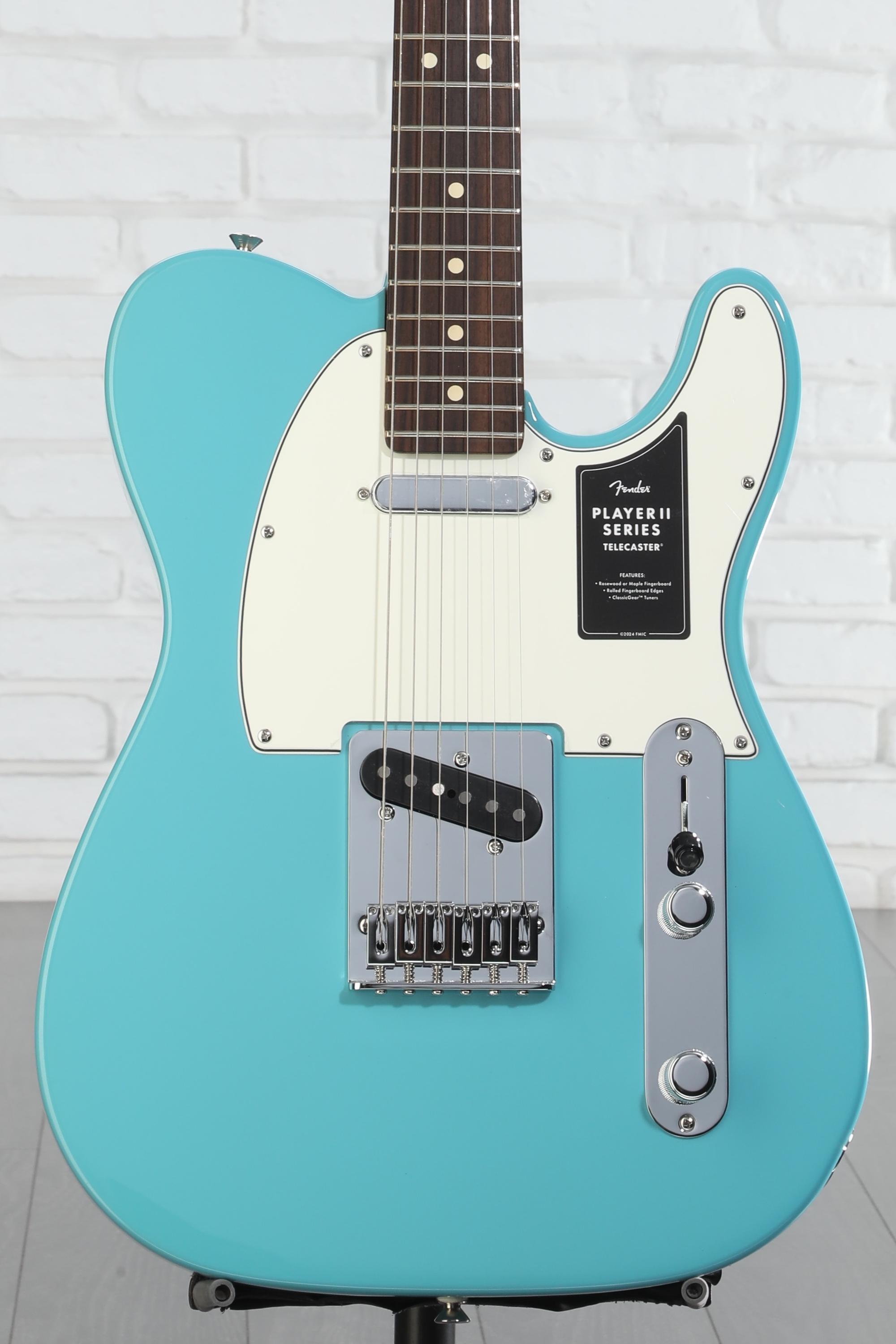 Fender Telecaster Player series ブルー Fender Player II Telecaster Electric Guitar - Aquatone Blue