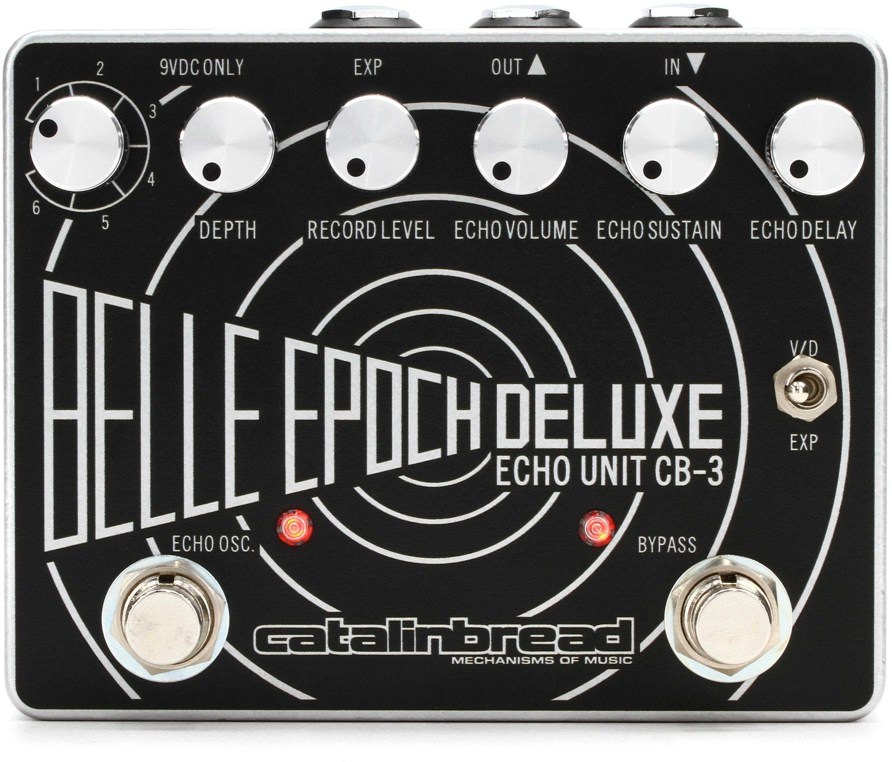 Catalinbread Belle Epoch Deluxe Tape Echo Pedal - Silver | Sweetwater