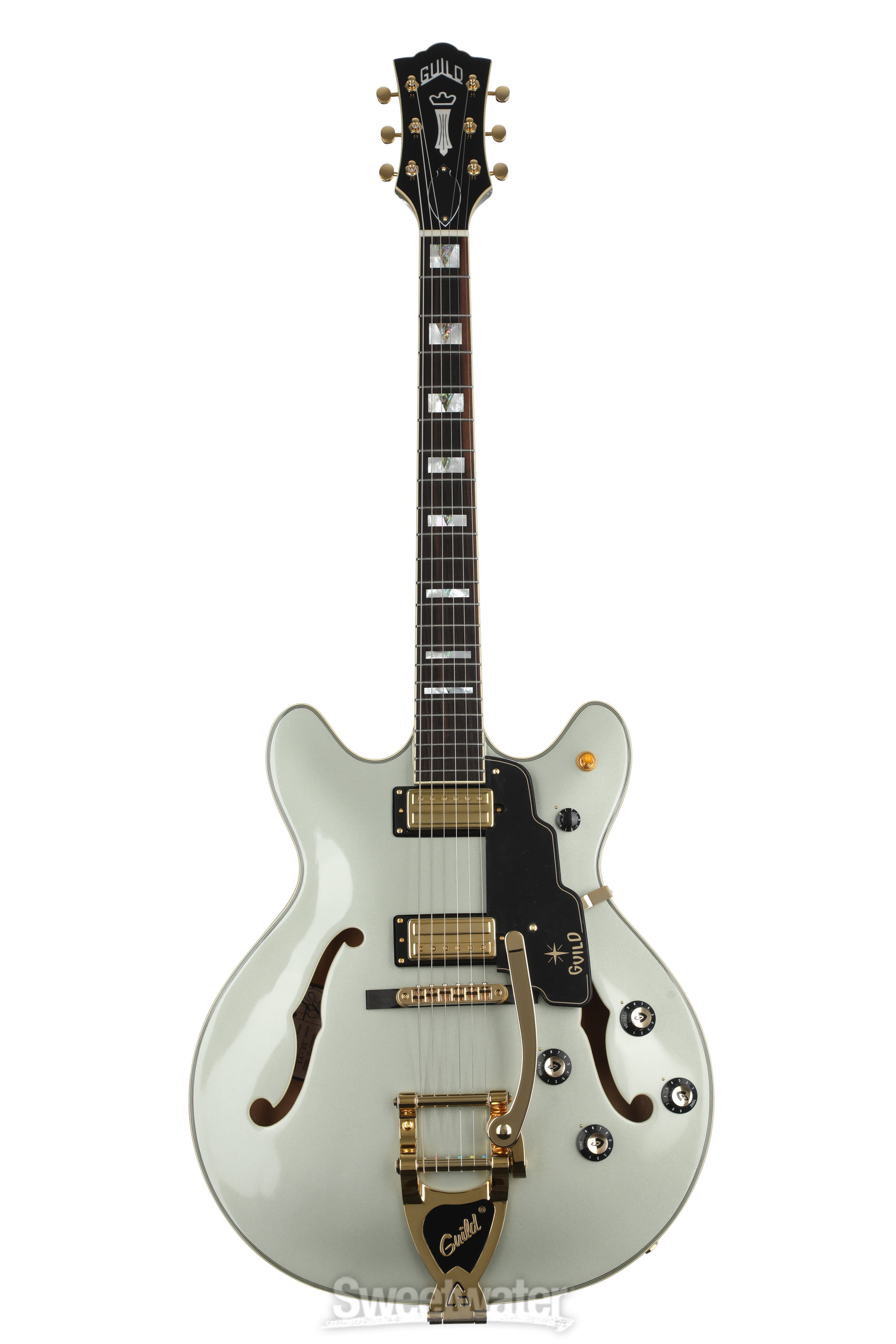 Guild Starfire VI Electric Guitar - Shoreline Mist | Sweetwater Guild Starfire VI Electric Guitar - Shoreline Mist | Sweetwater