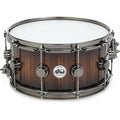 Photo of DW Private Reserve Snare Drum - 6.5 x 14-inch - Natural to Candy Black Burst over Monkey Pod