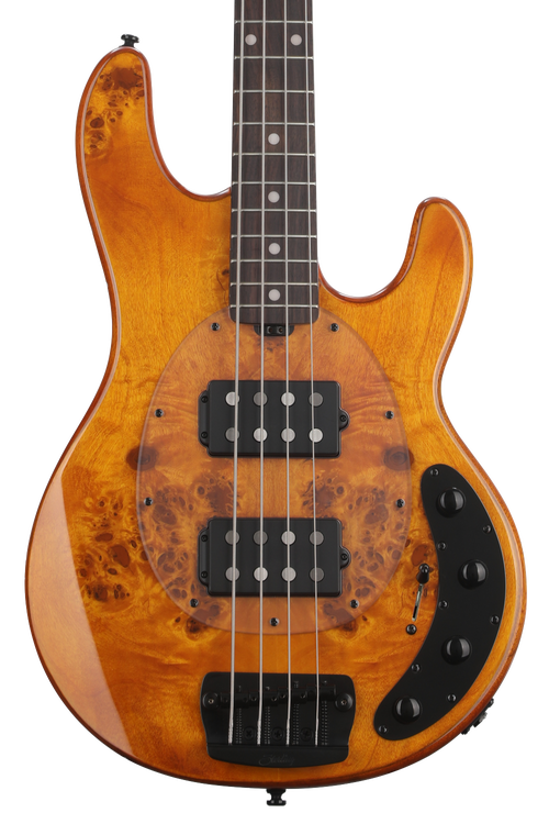 Sterling By Music Man StingRay RAY34HH Bass Guitar - Amber