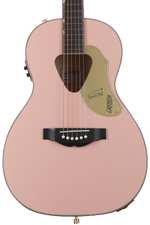 Photo of Gretsch G5021E Rancher Penguin Parlor Acoustic-electric Guitar - Shell Pink