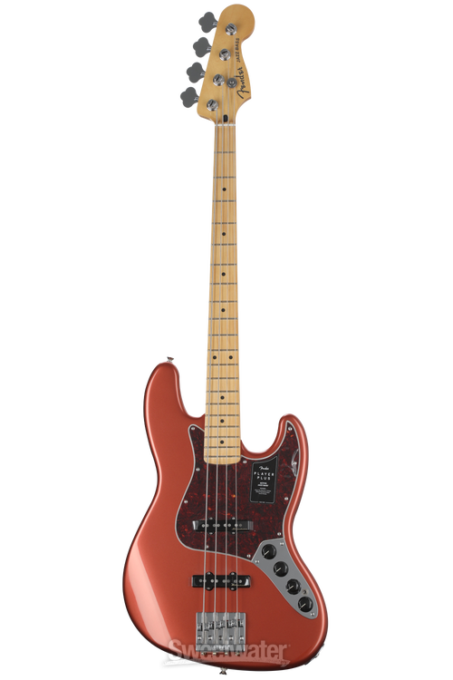 フェンダーPlayer JazzBass CandyAppleRed新品未使用 Fender Player Plus Active Jazz Bass - Aged Candy Apple Red