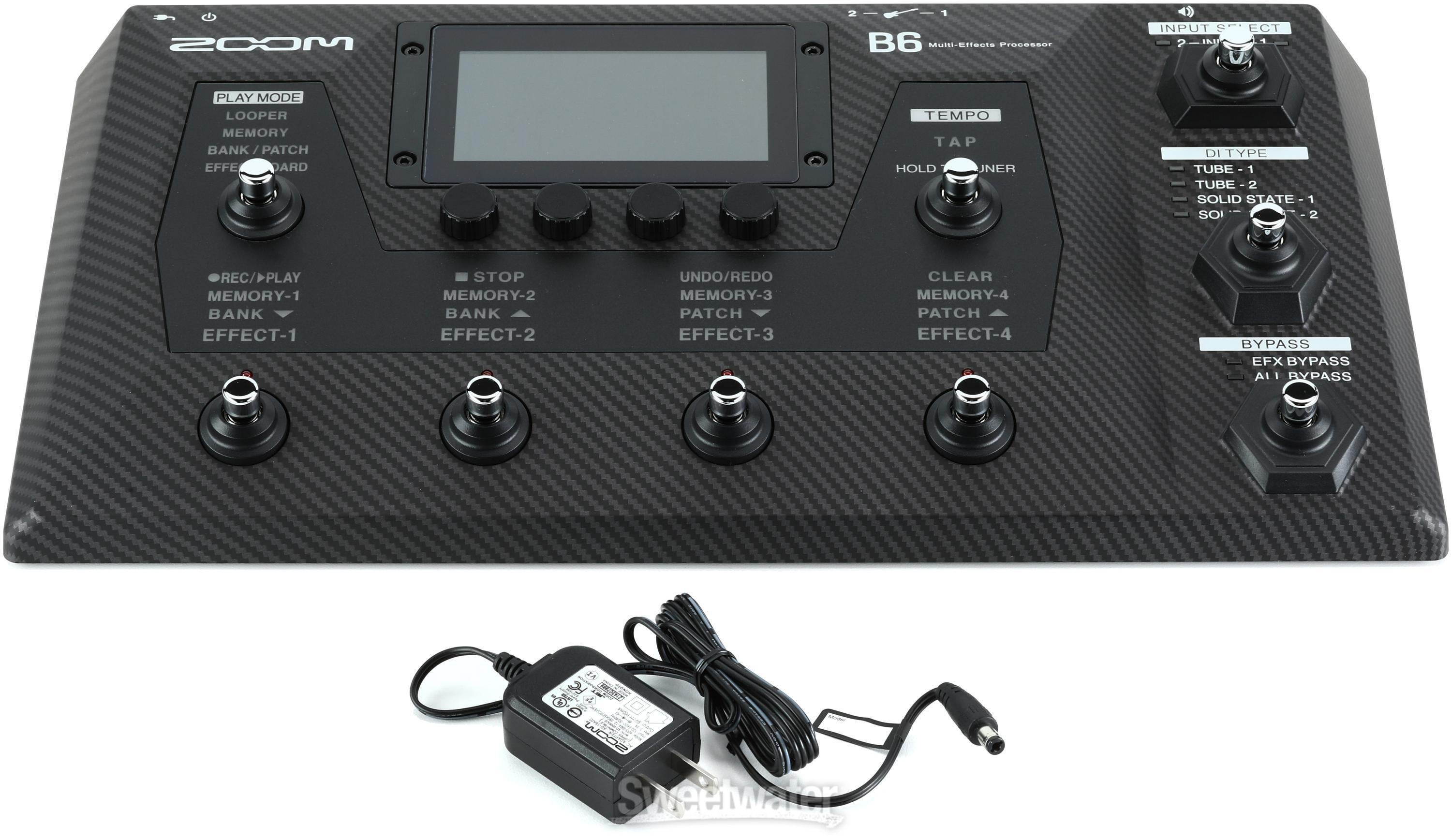 Zoom B6 Bass Multi-effects Processor