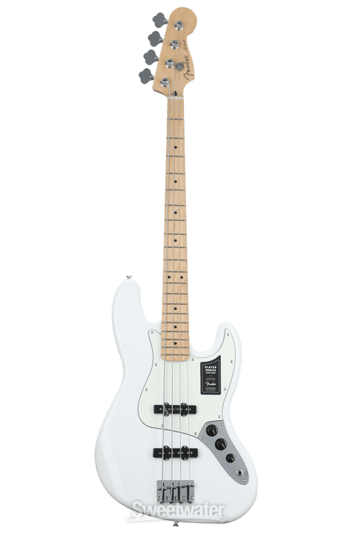 Fender Player Jazz Bass - Polar White with Maple Fingerboard