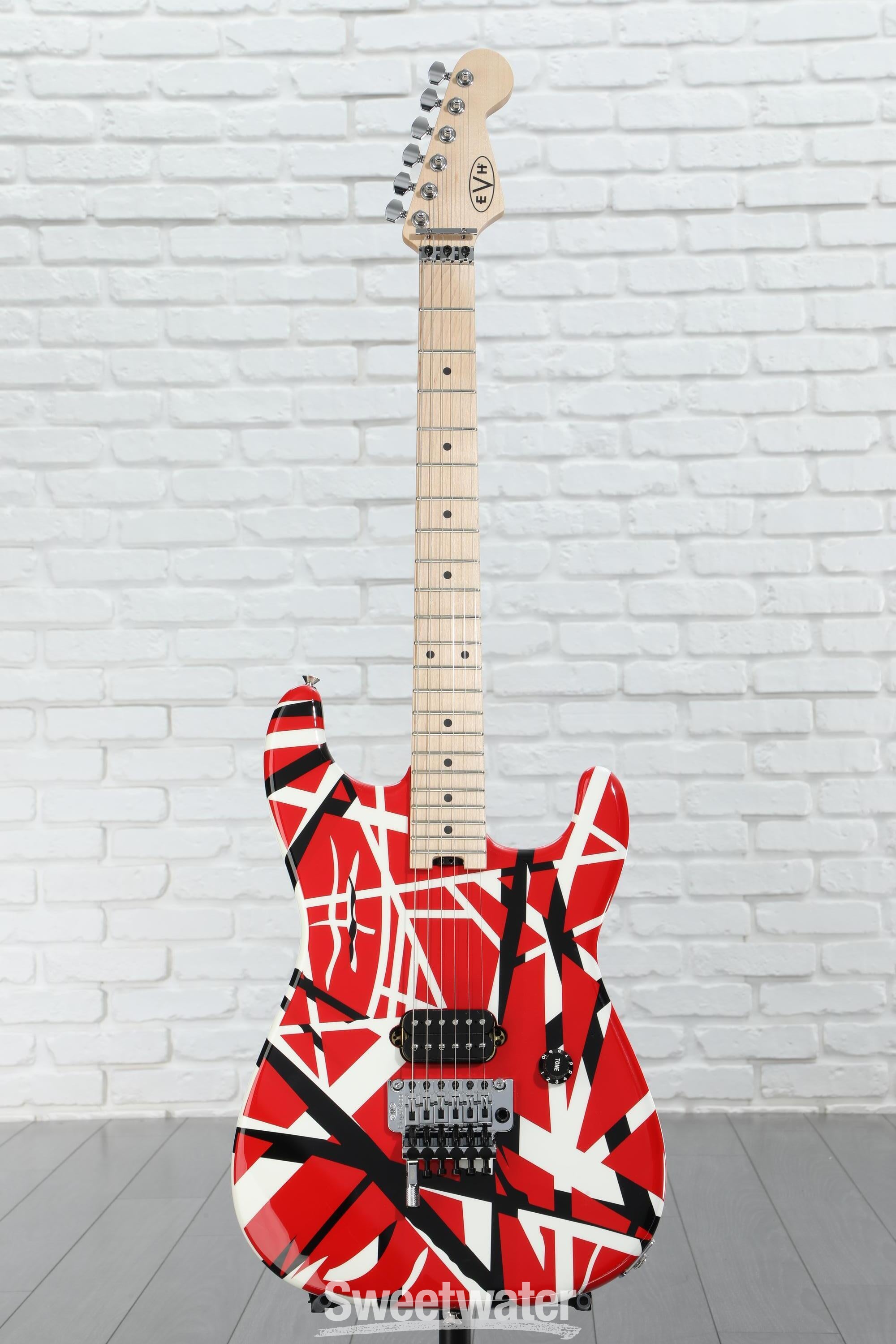 Amazon.com: EVH Striped Series - Red with Black Stripes