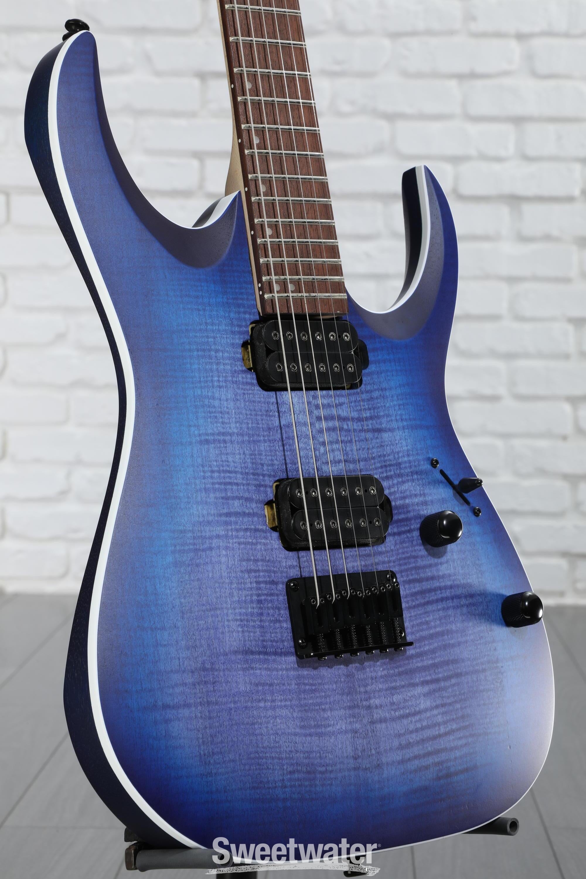 Ibanez RGA42FM - Blue Lagoon Burst Flat | Sweetwater