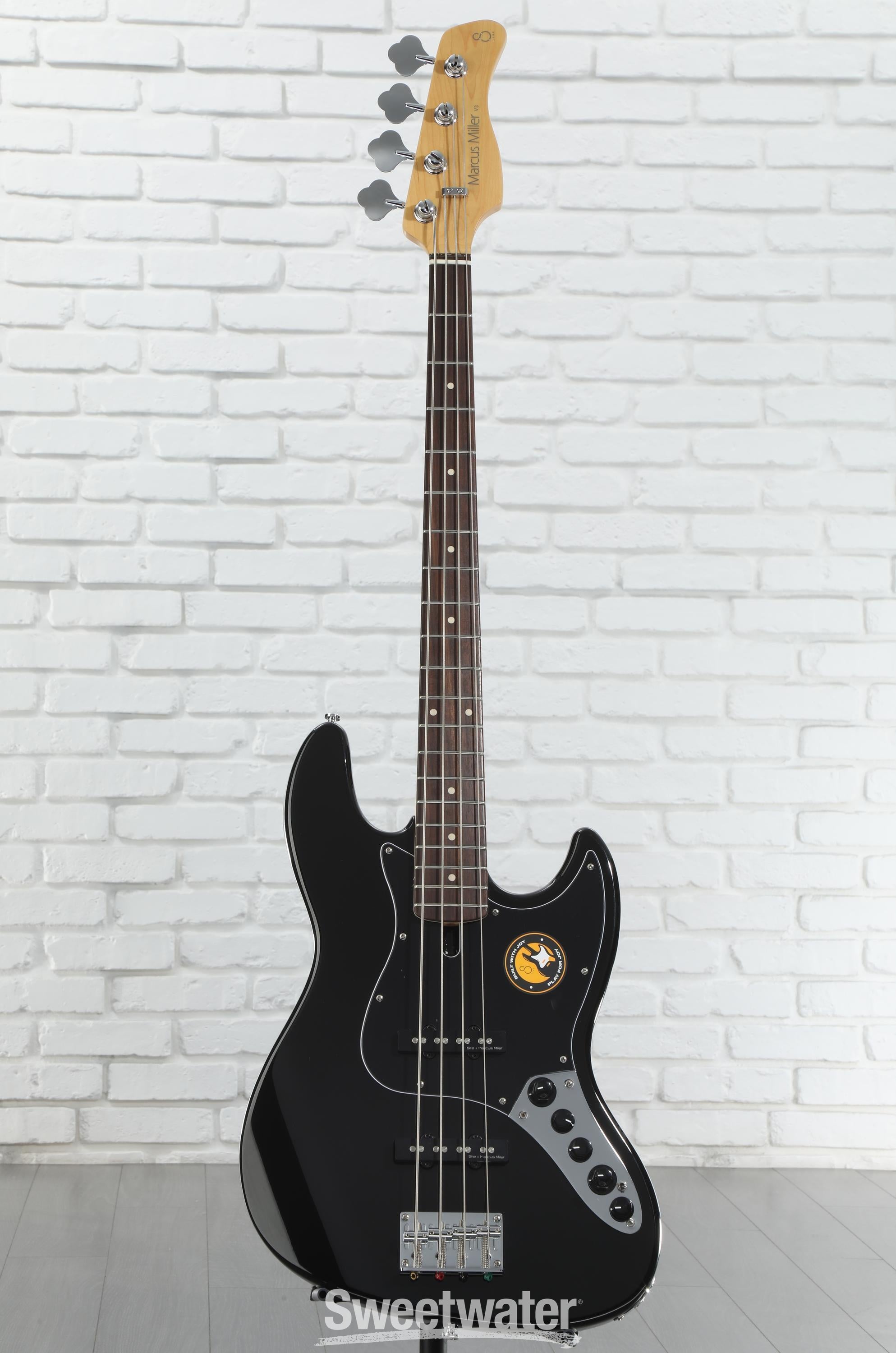 Sire Marcus Miller V3 4-string Bass Guitar - Black | Sweetwater