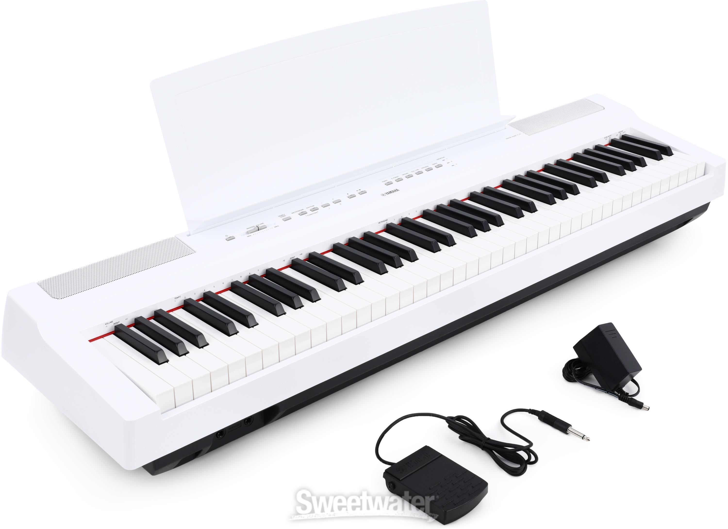 Yamaha P-121 73-key Digital Piano with Speakers - White | Sweetwater