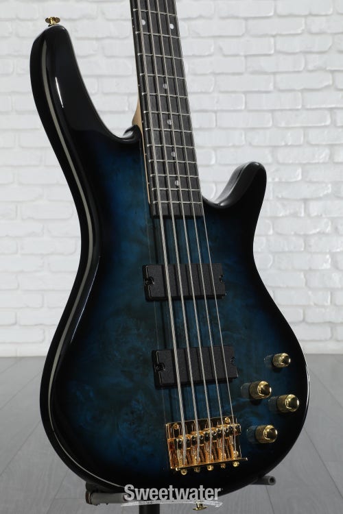 Ibanez Gio GSR205PC 5-string Bass Guitar - Transparent Marine Burst