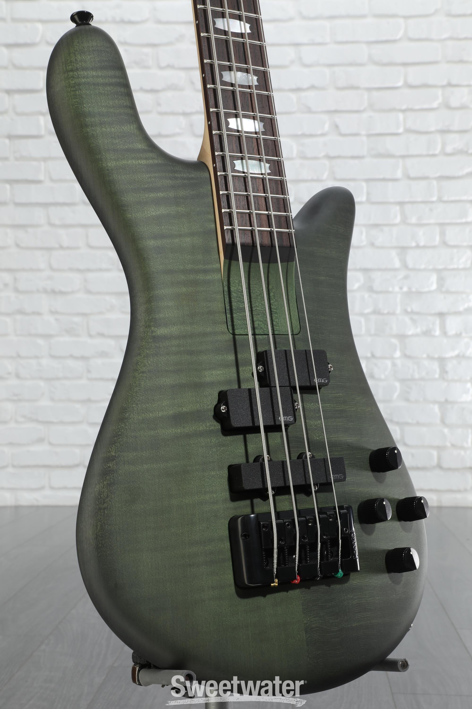 Spector Euro 4 LX Bolt-On Electric Bass Guitar - Haunted Moss