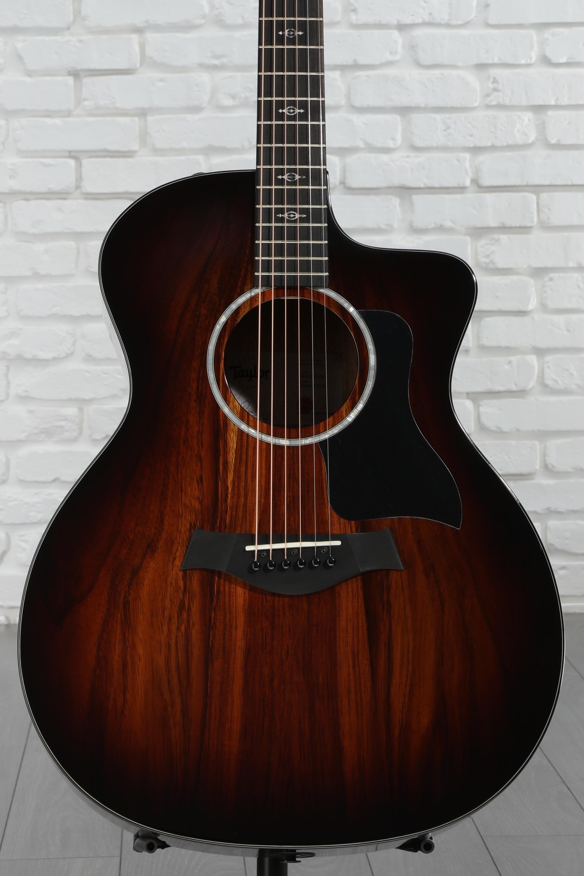 Taylor 224ce-K DLX Grand Auditorium Acoustic-electric Guitar - Tobacco