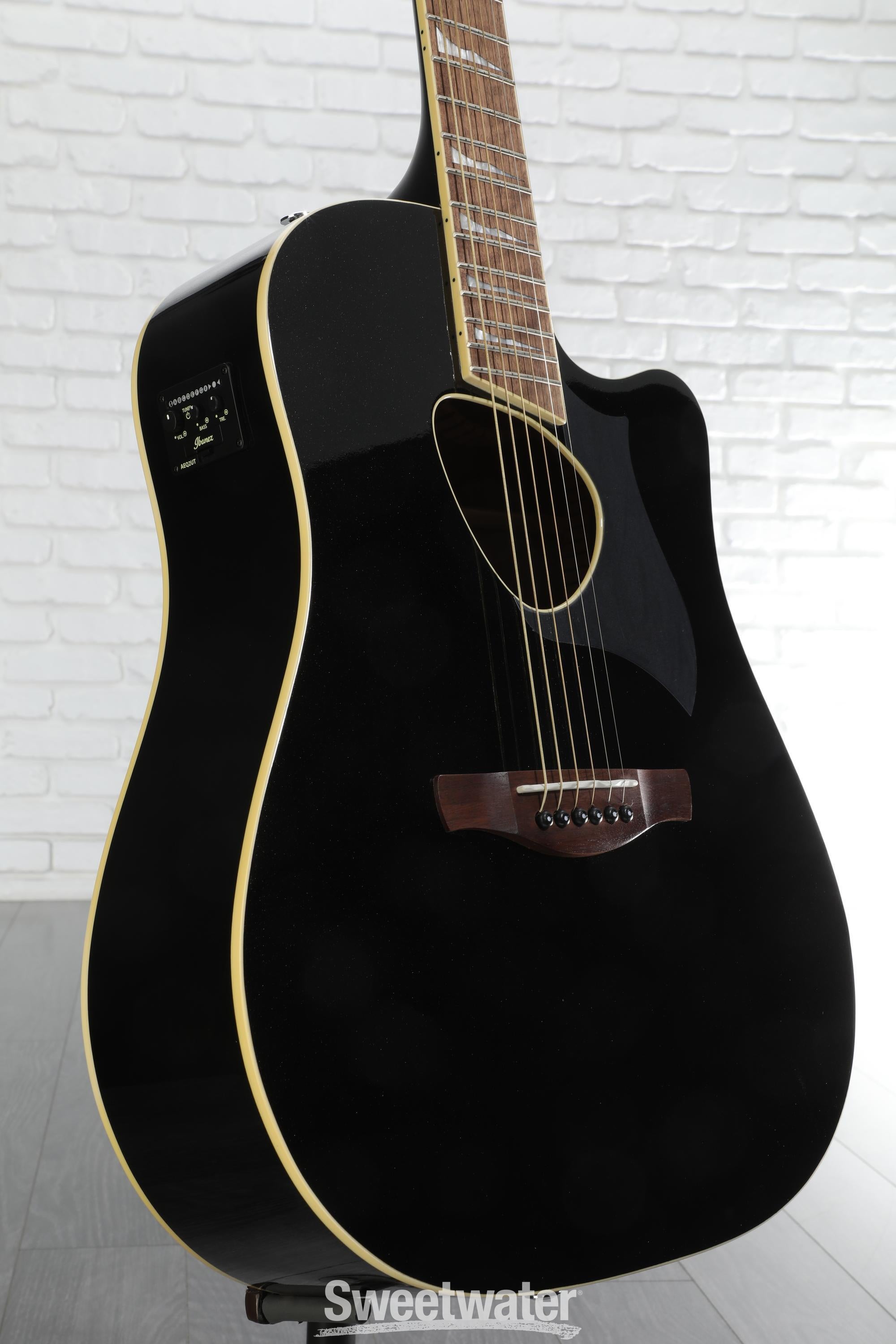 Ibanez Altstar ALT30 Acoustic-Electric Guitar - Black