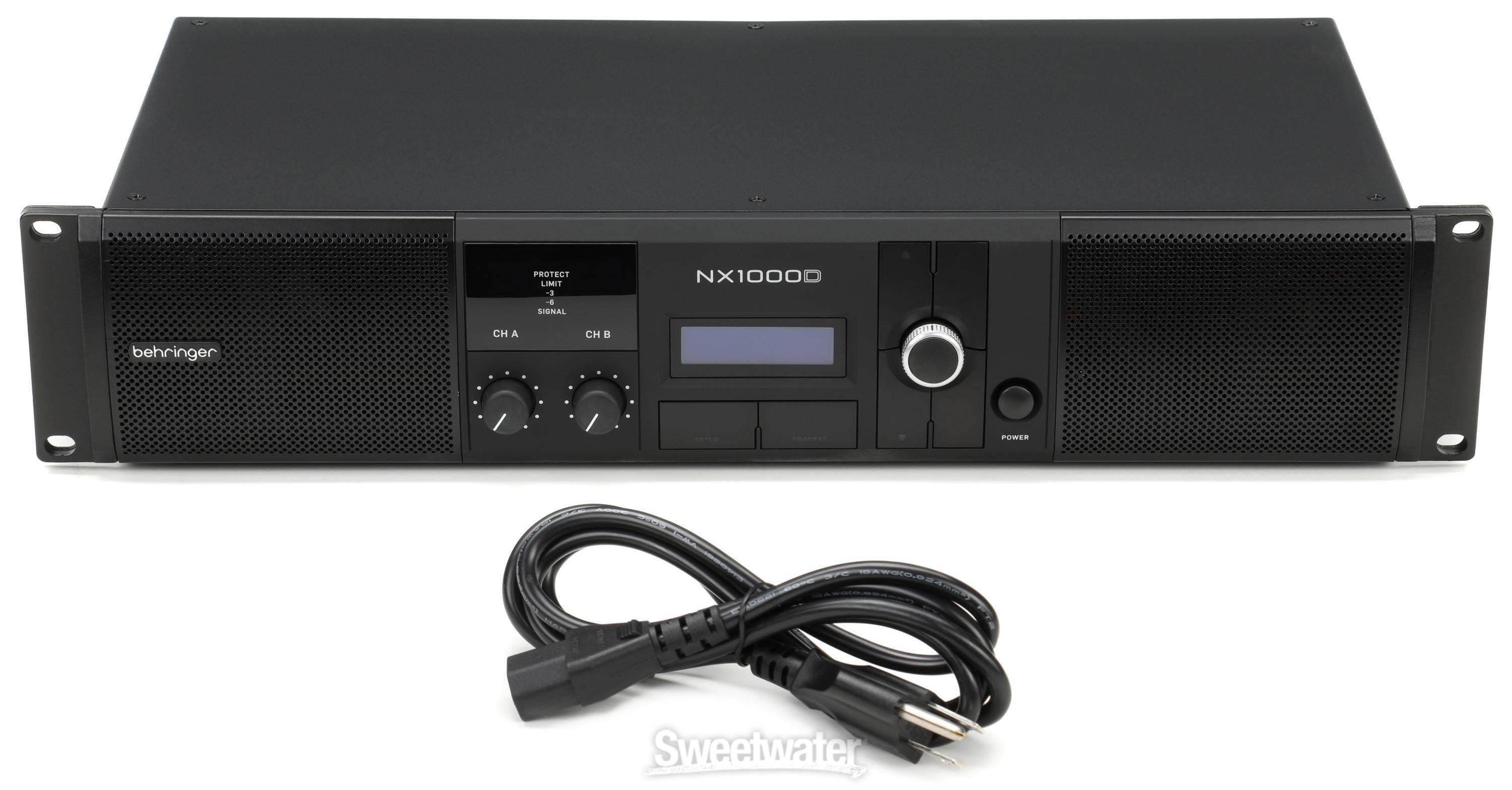 Behringer NX1000D Power Amplifier with DSP | Sweetwater