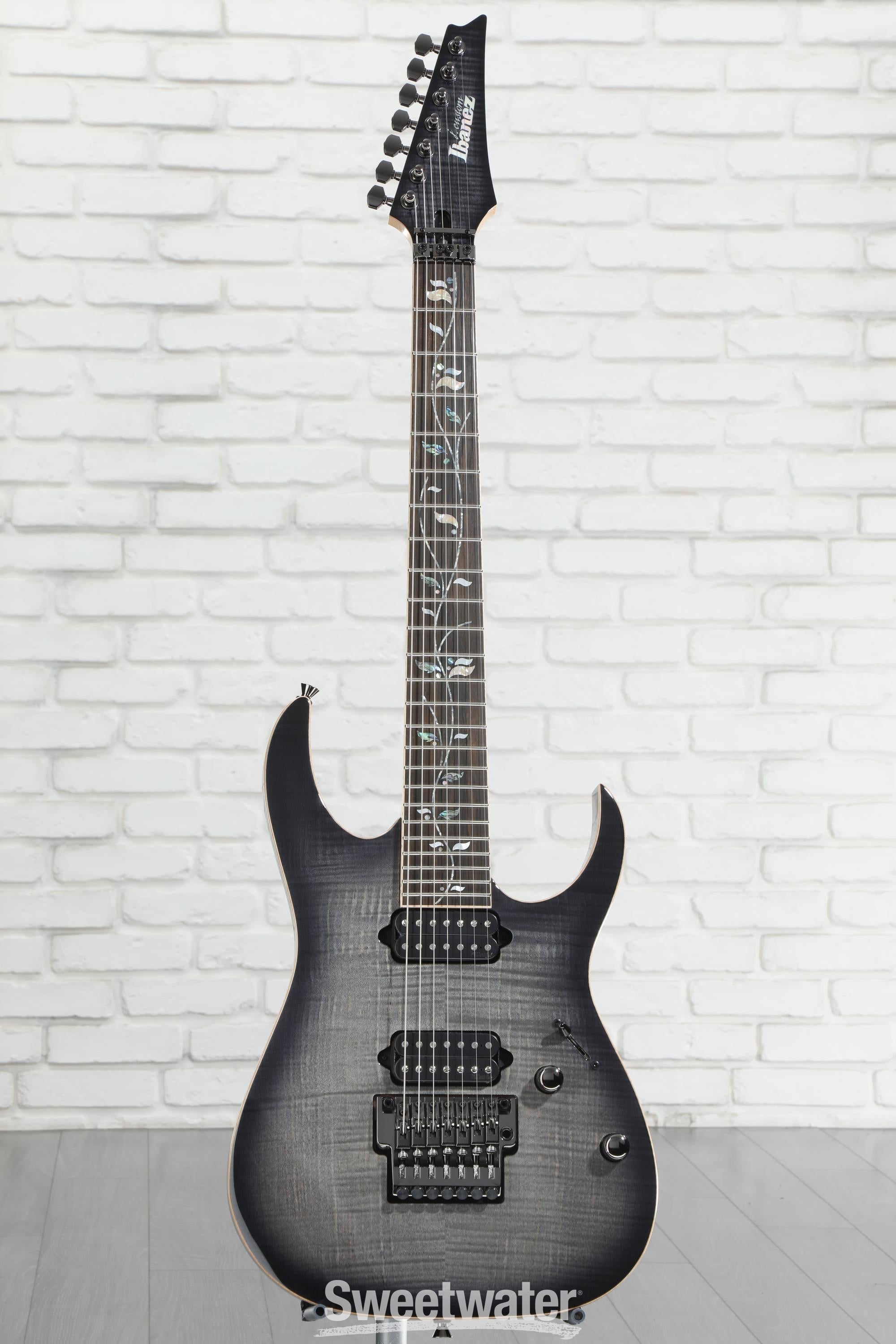 Ibanez J Custom RG8527 7-string Electric Guitar - Black Rutile