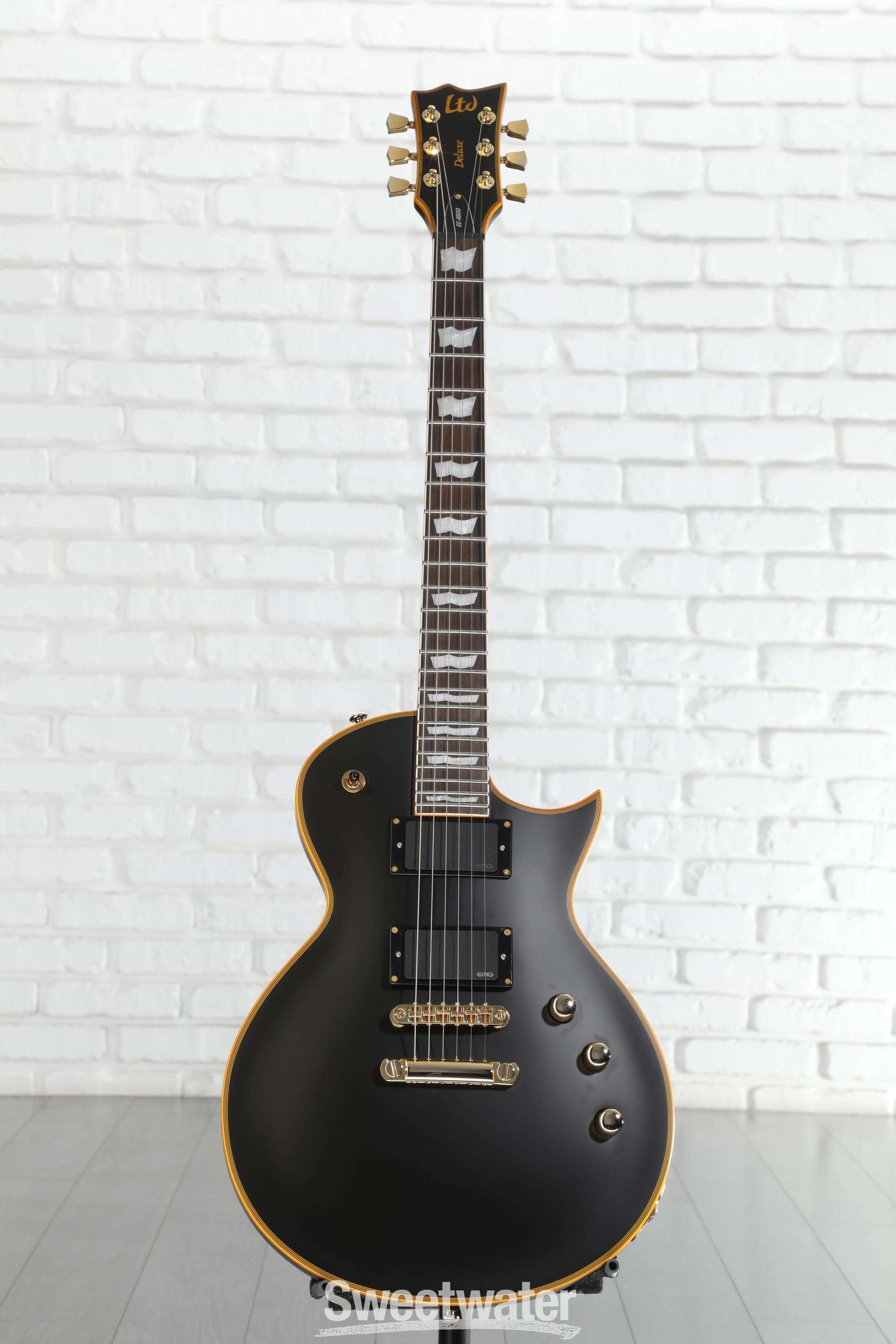 ESP LTD EC-1000 Electric Guitar - Vintage Black | Sweetwater