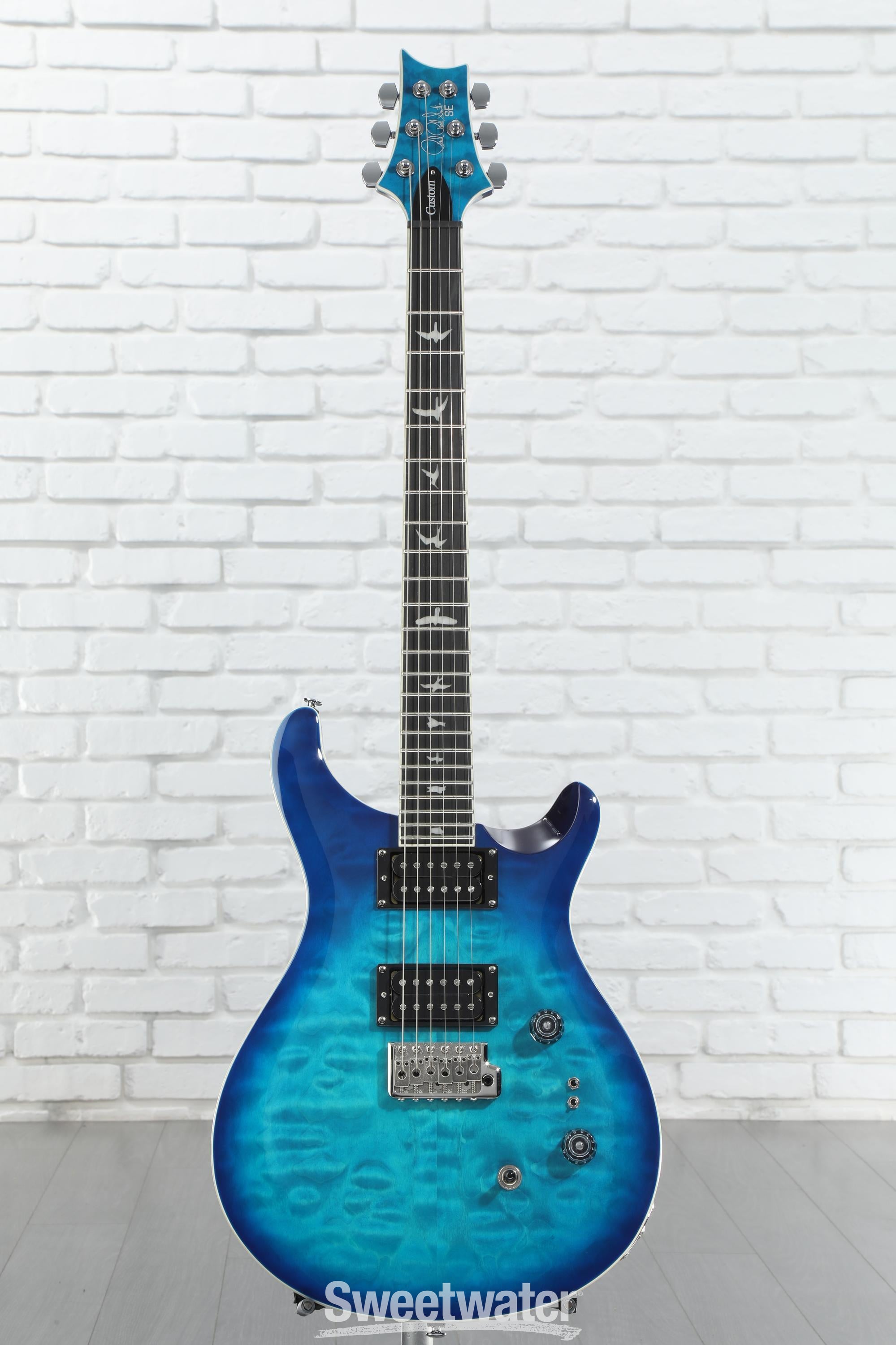 PRS SE Custom 24 Limited-Edition Electric Guitar Blue Fade