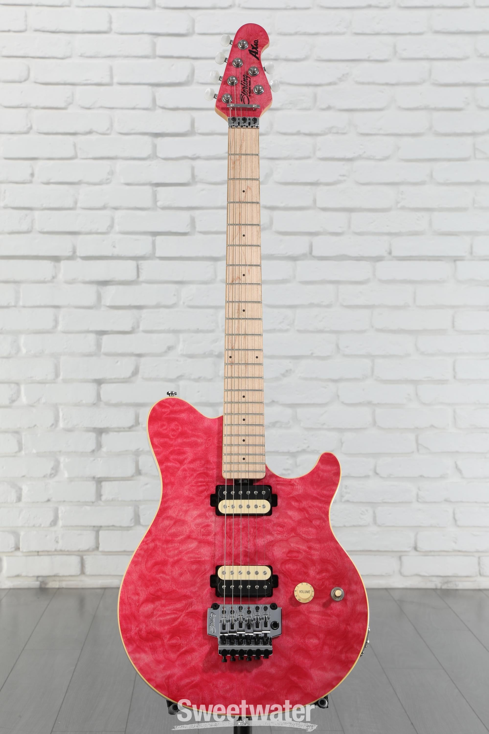 ギター Sterling by musicman USB AXIS-FM TGD Sterling by Music Man Axis Quilted Maple Electric Guitar