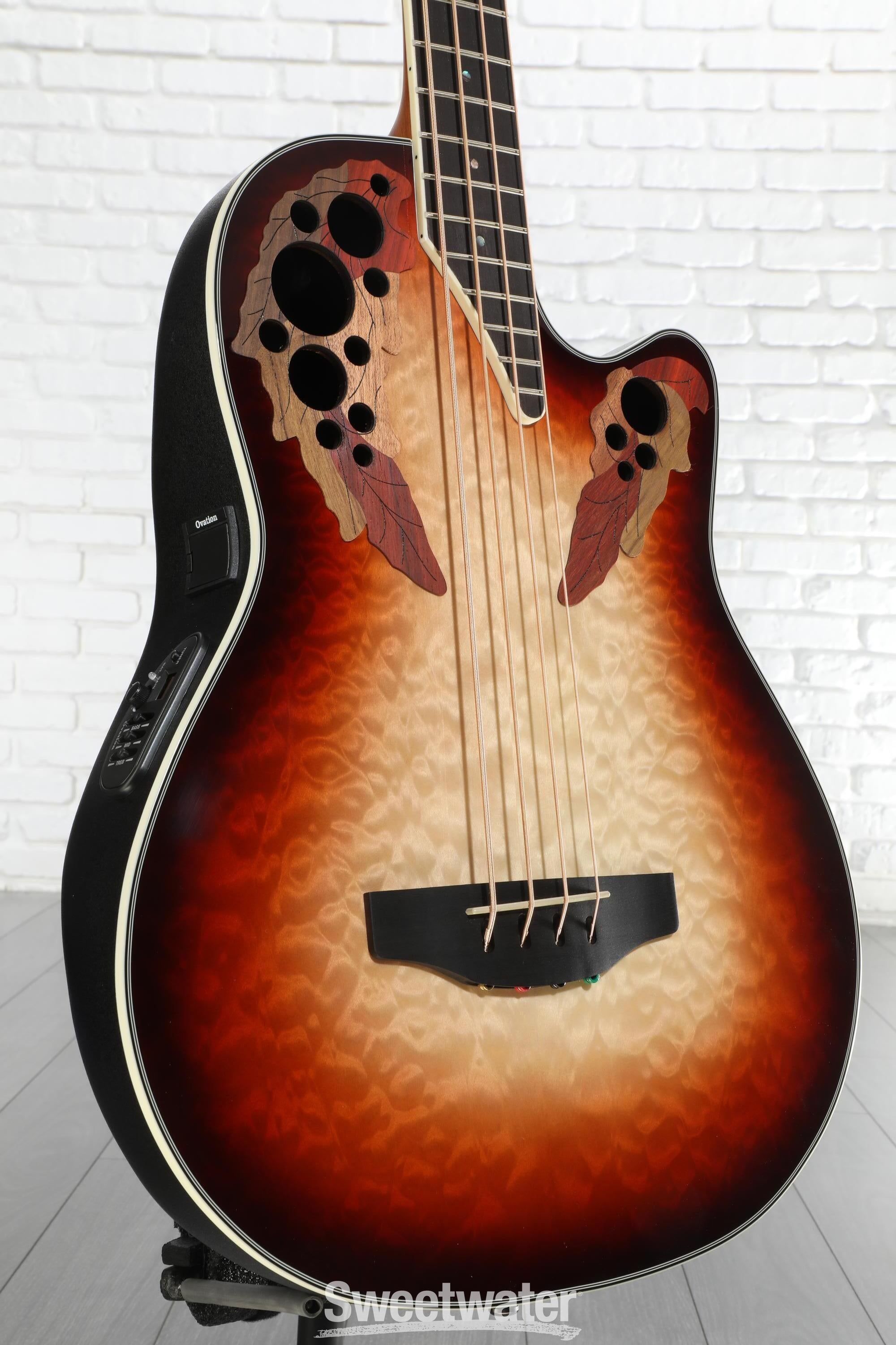 Ovation Celebrity Elite Plus Bass CEB44X-7C Mid-depth Acoustic