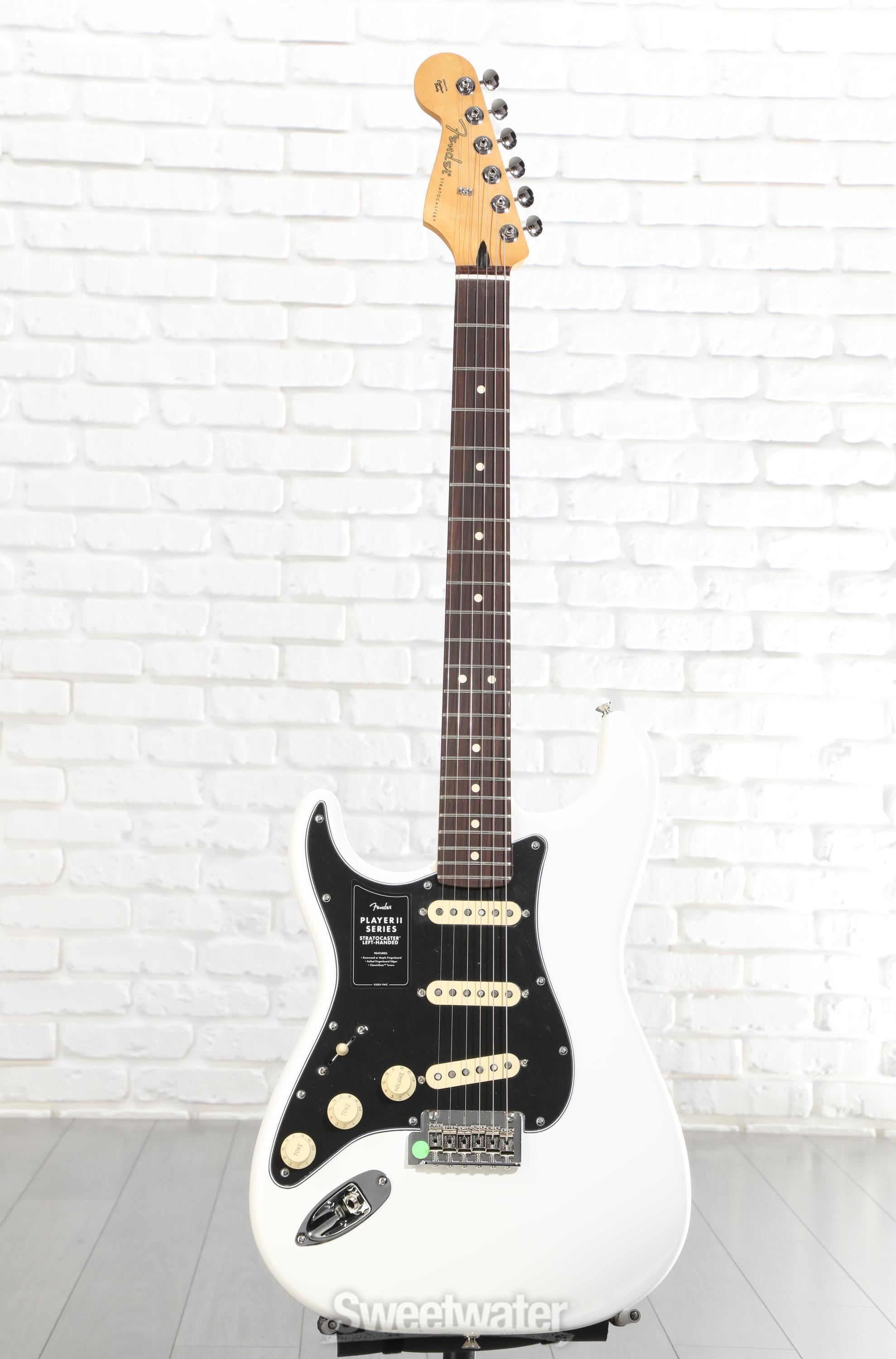 Fender Player II Stratocaster Left-handed Electric Guitar - Polar