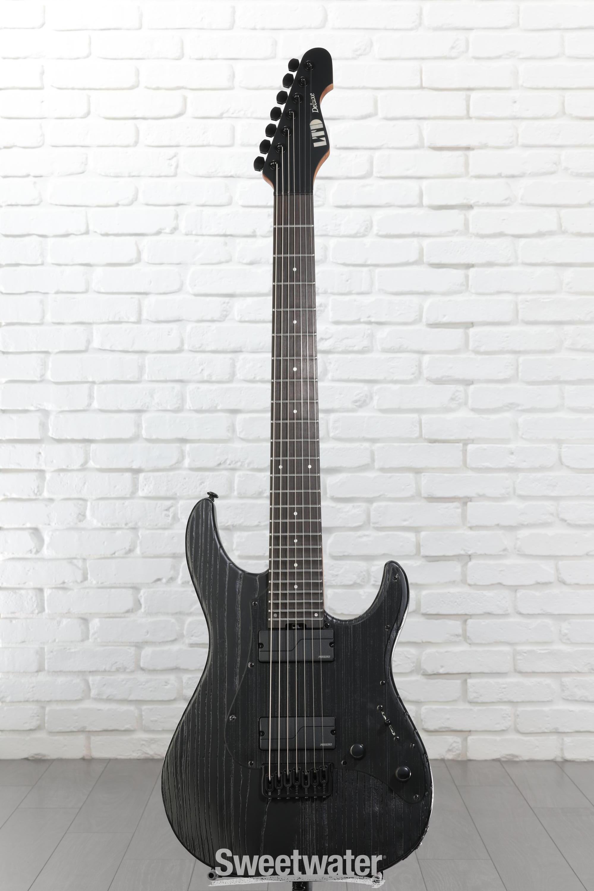 ESP LTD SN-1007 HT Baritone Electric Guitar - Black Blast Reviews