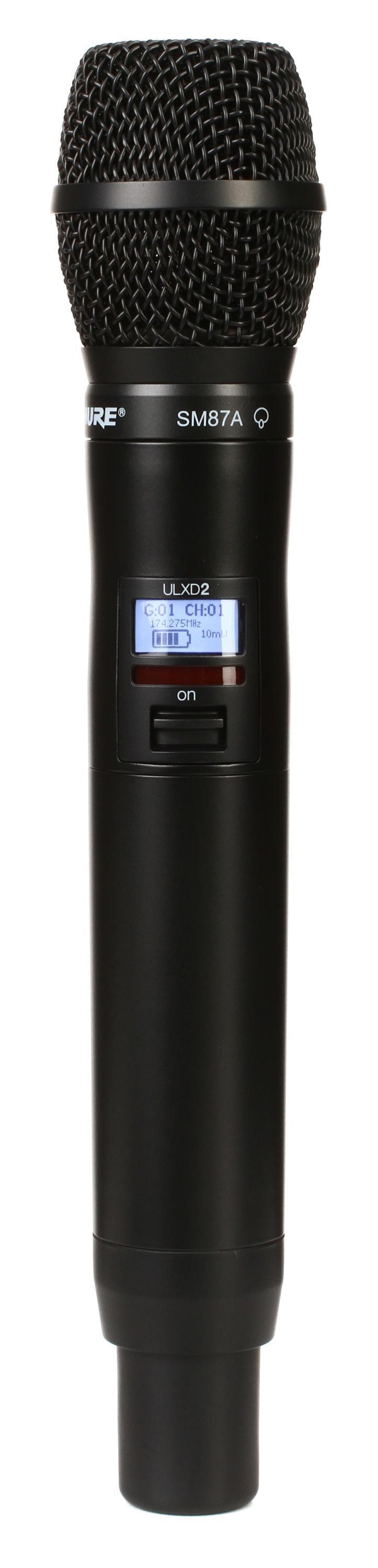 Shure ULXD2/SM87 Wireless Handheld Microphone Transmitter - J50A