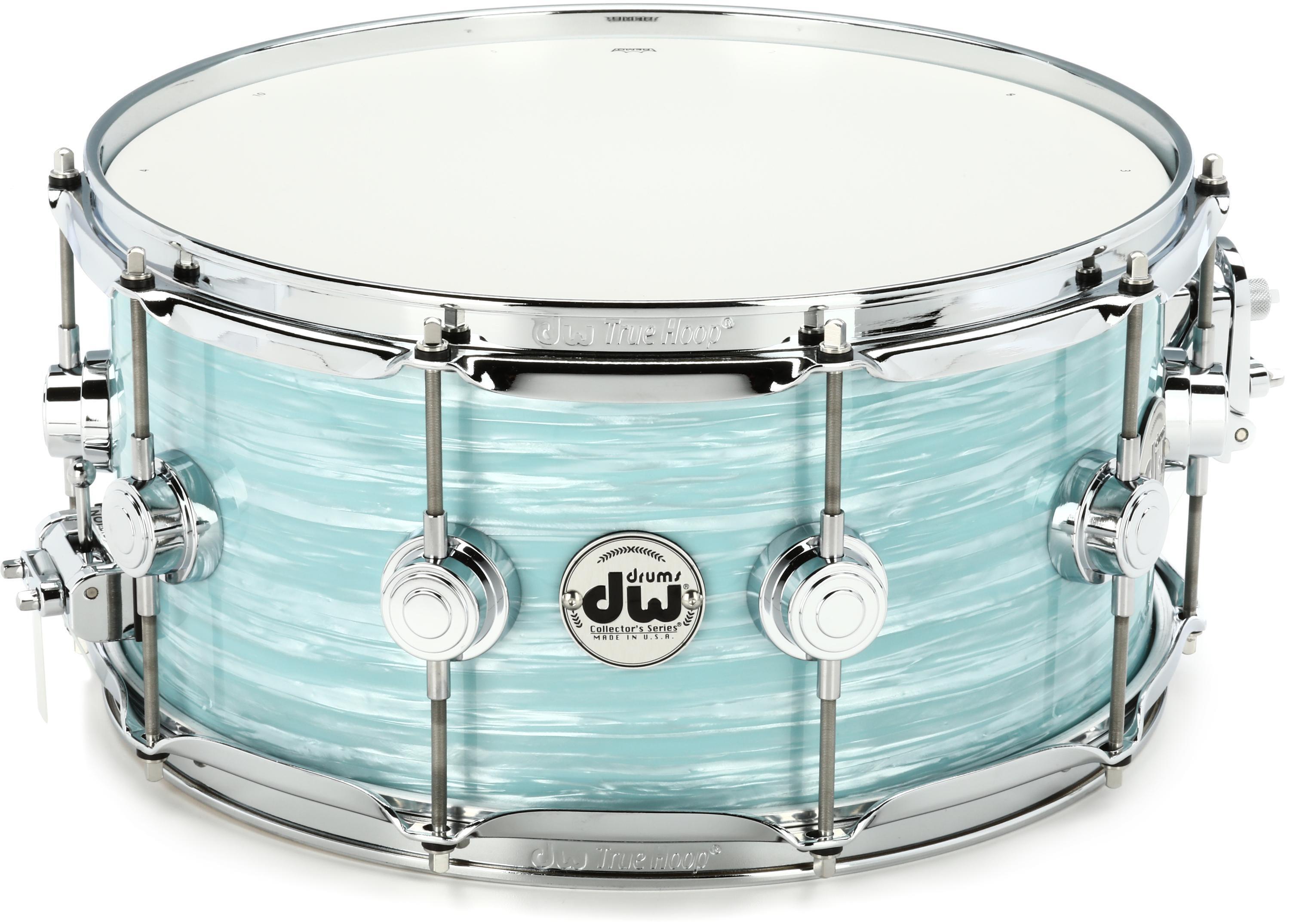 DW Collector's Series Snare Drum - 6.5 x 14 inch - Pale Blue