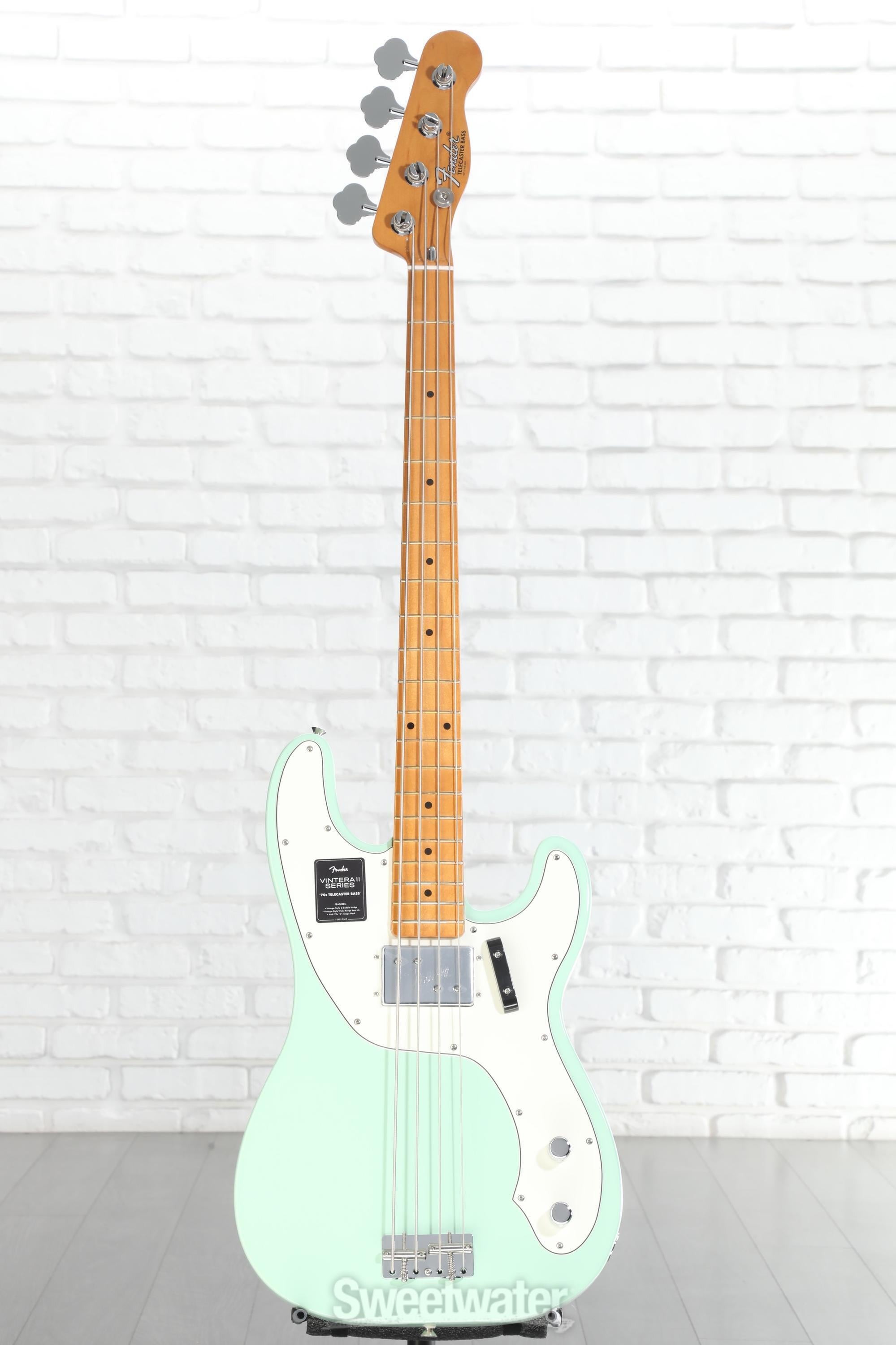 Fender Vintera II '70s Telecaster Bass - Surf Green | Sweetwater