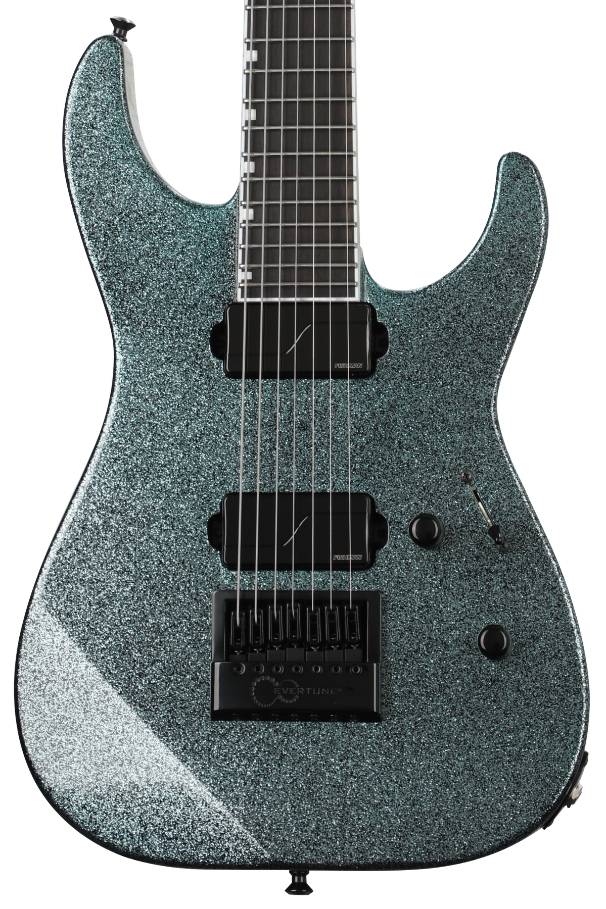 ESP E-II M-II 7B Baritone EverTune Electric Guitar Granite