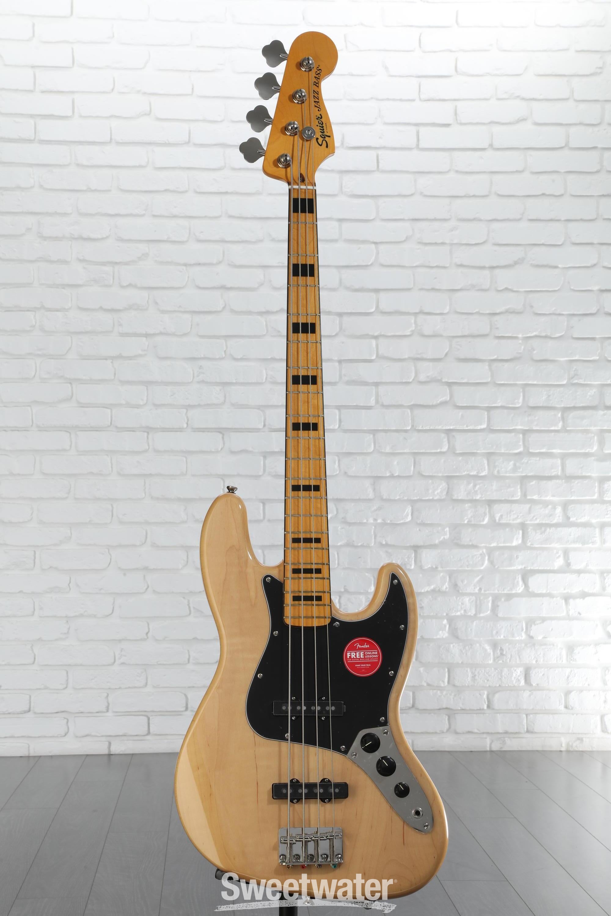 Squier Classic Vibe '70s Jazz Bass - Natural | Sweetwater