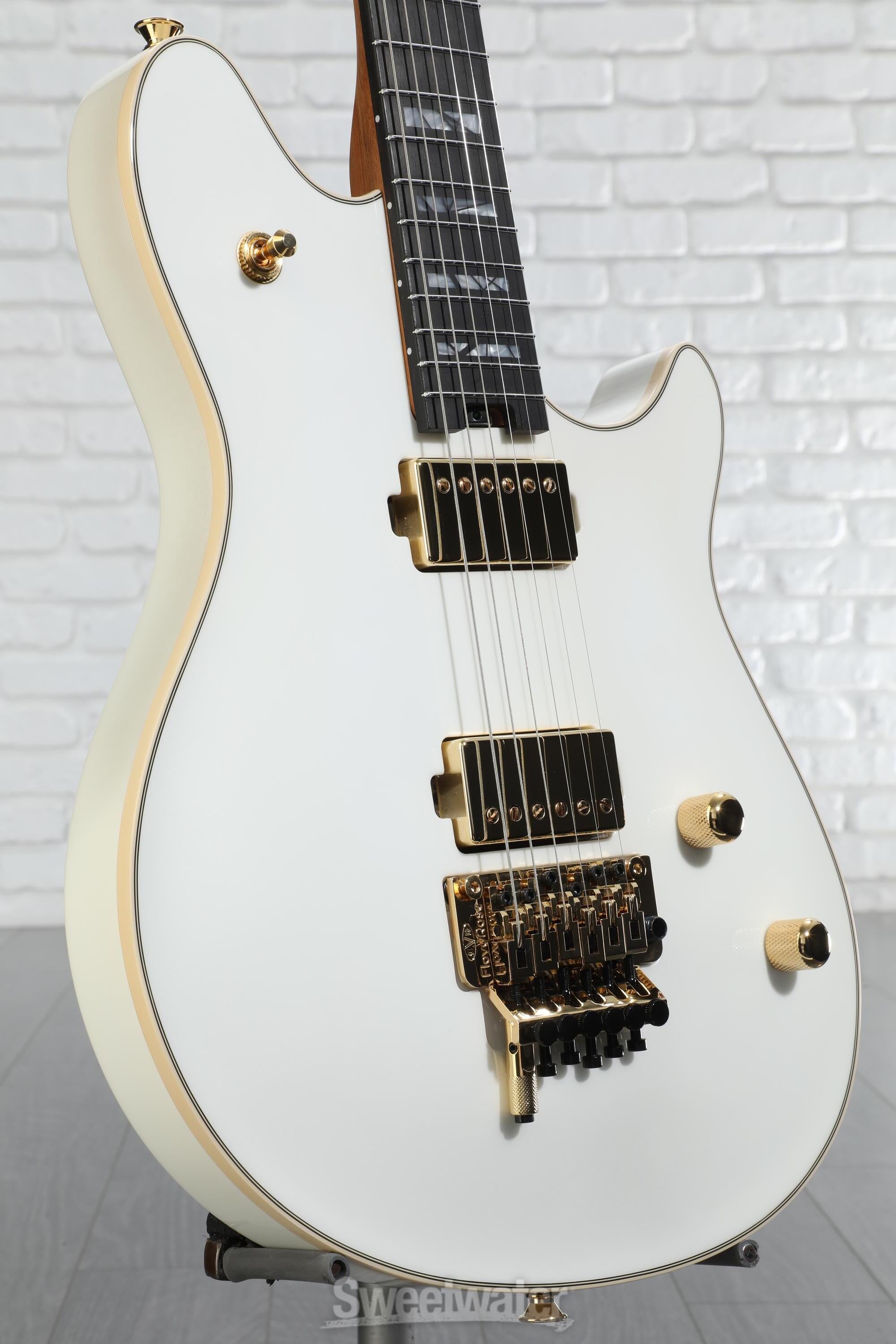 EVH Custom Shop Wolfgang HH Electric Guitar - Snow White Pearl