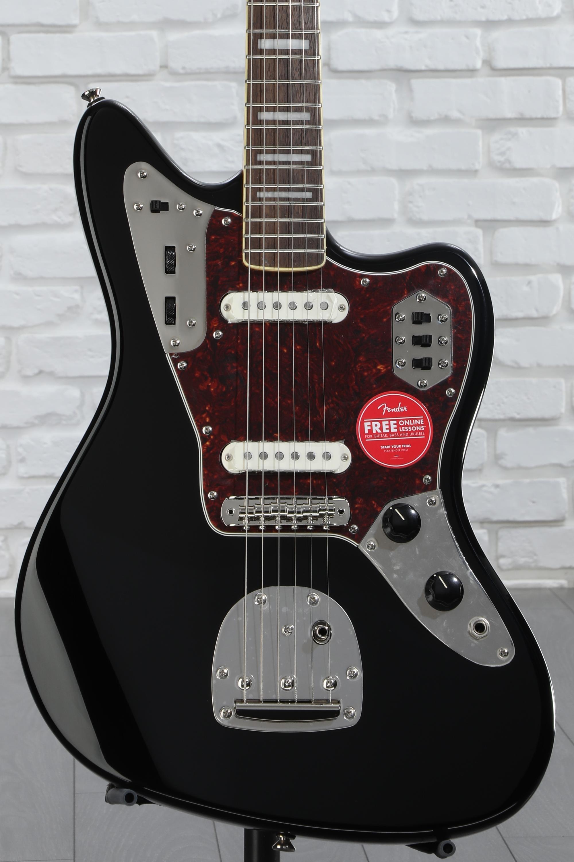 Squier Classic Vibe '70s Jaguar - Black | Sweetwater