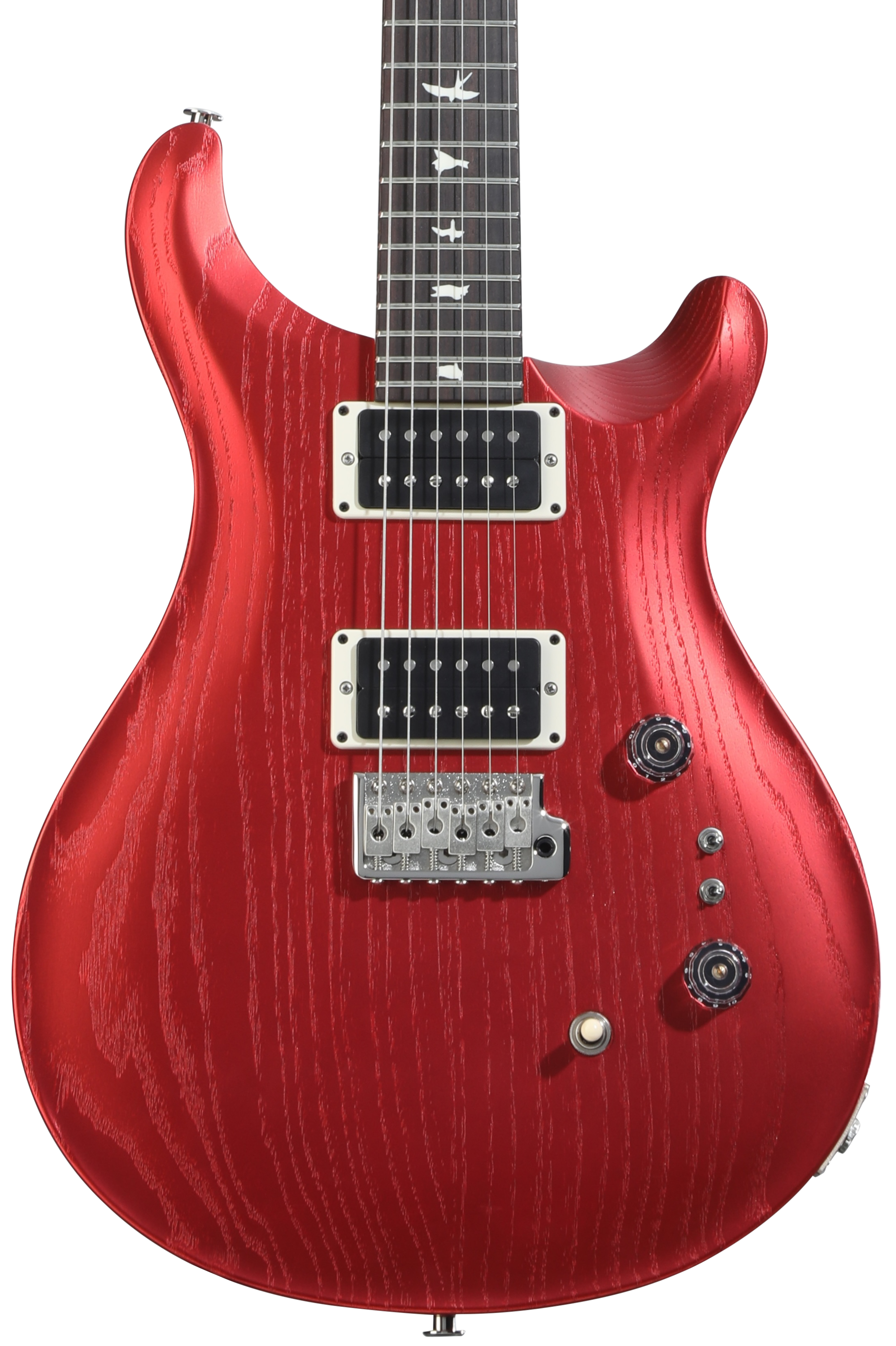 PRS Limited-edition CE 24-08 Swamp Ash Electric Guitar - Satin Red