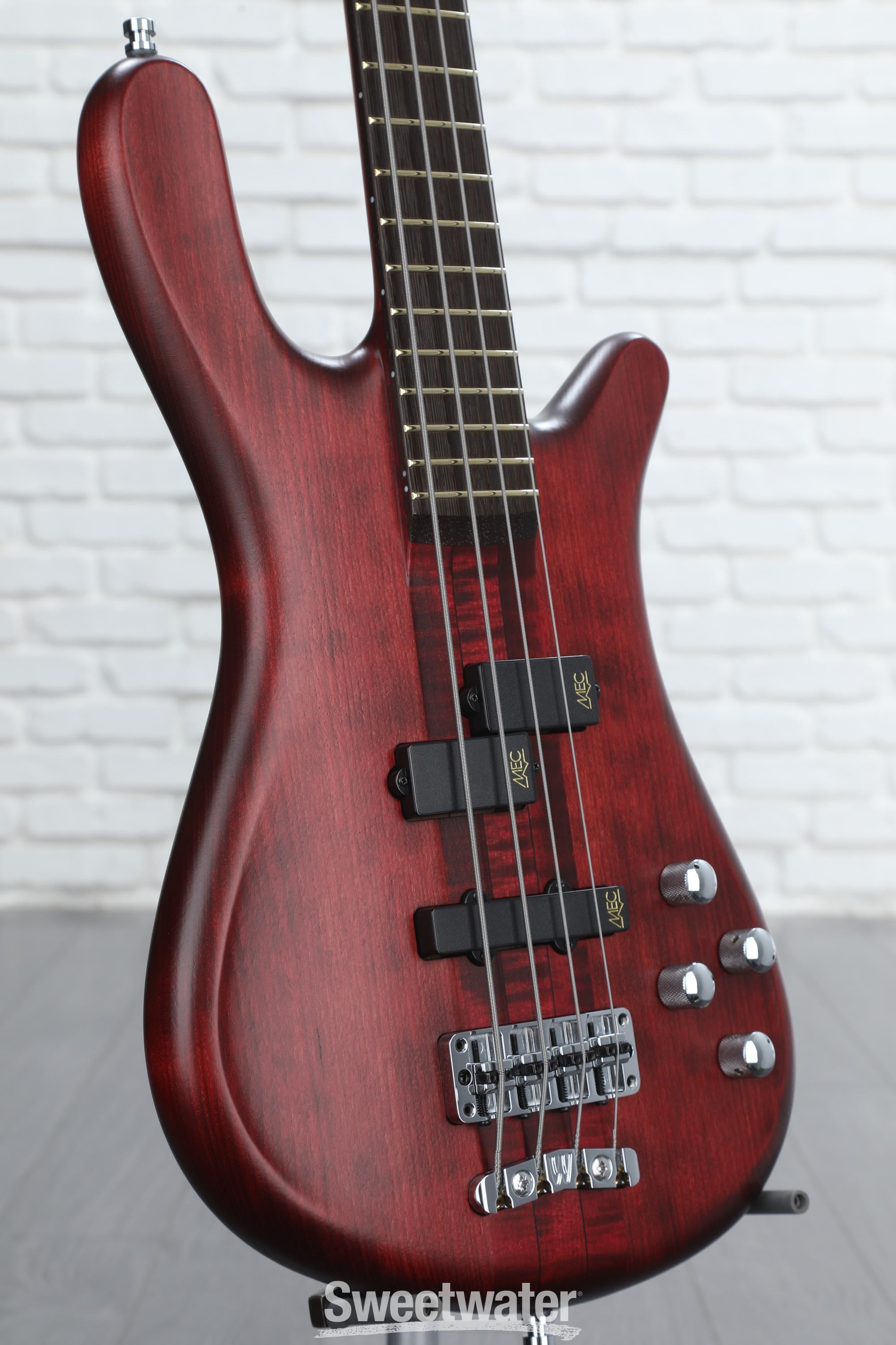 Warwick Pro Series Streamer Stage I Electric Bass Guitar - Burgundy Red