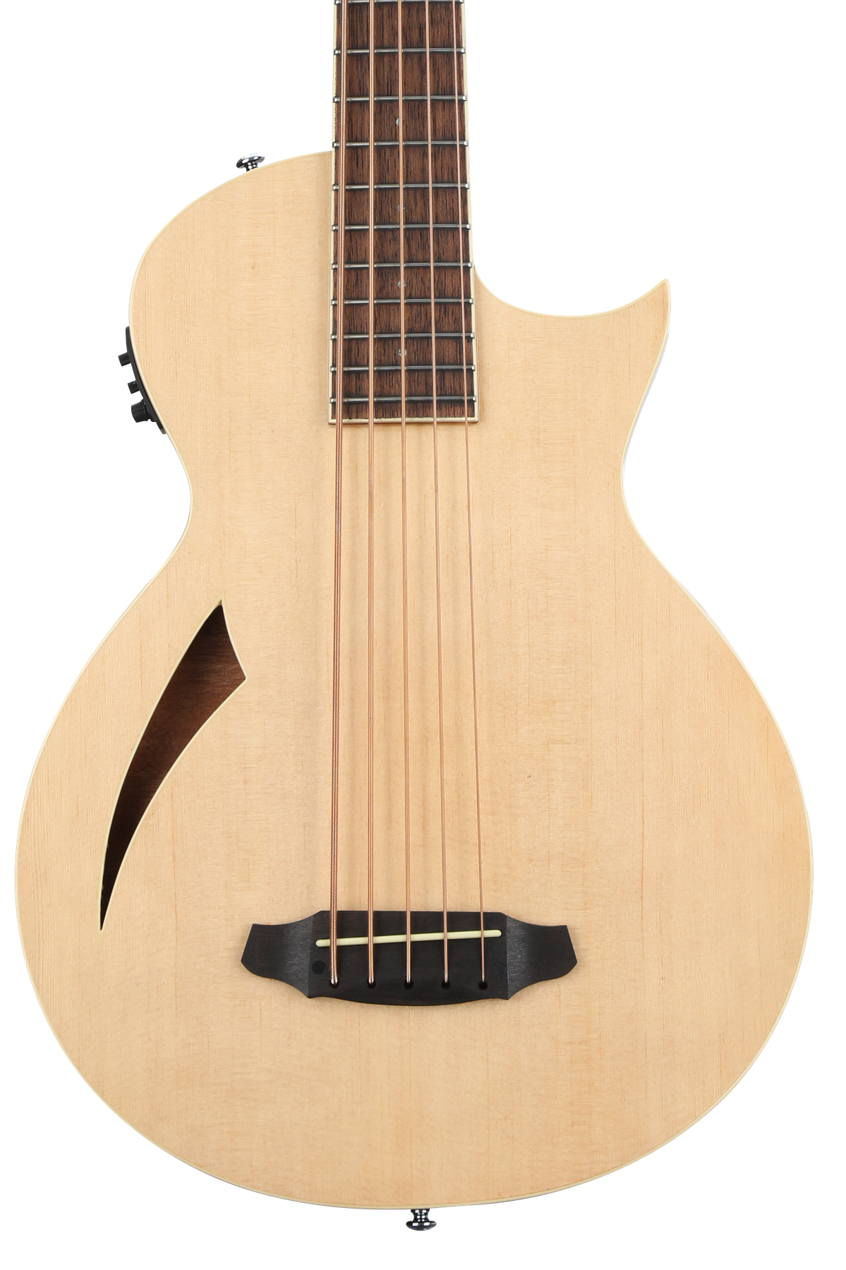 ESP LTD TL-6FM Thinline Acoustic-electric Guitar - Aqua Marine Burst
