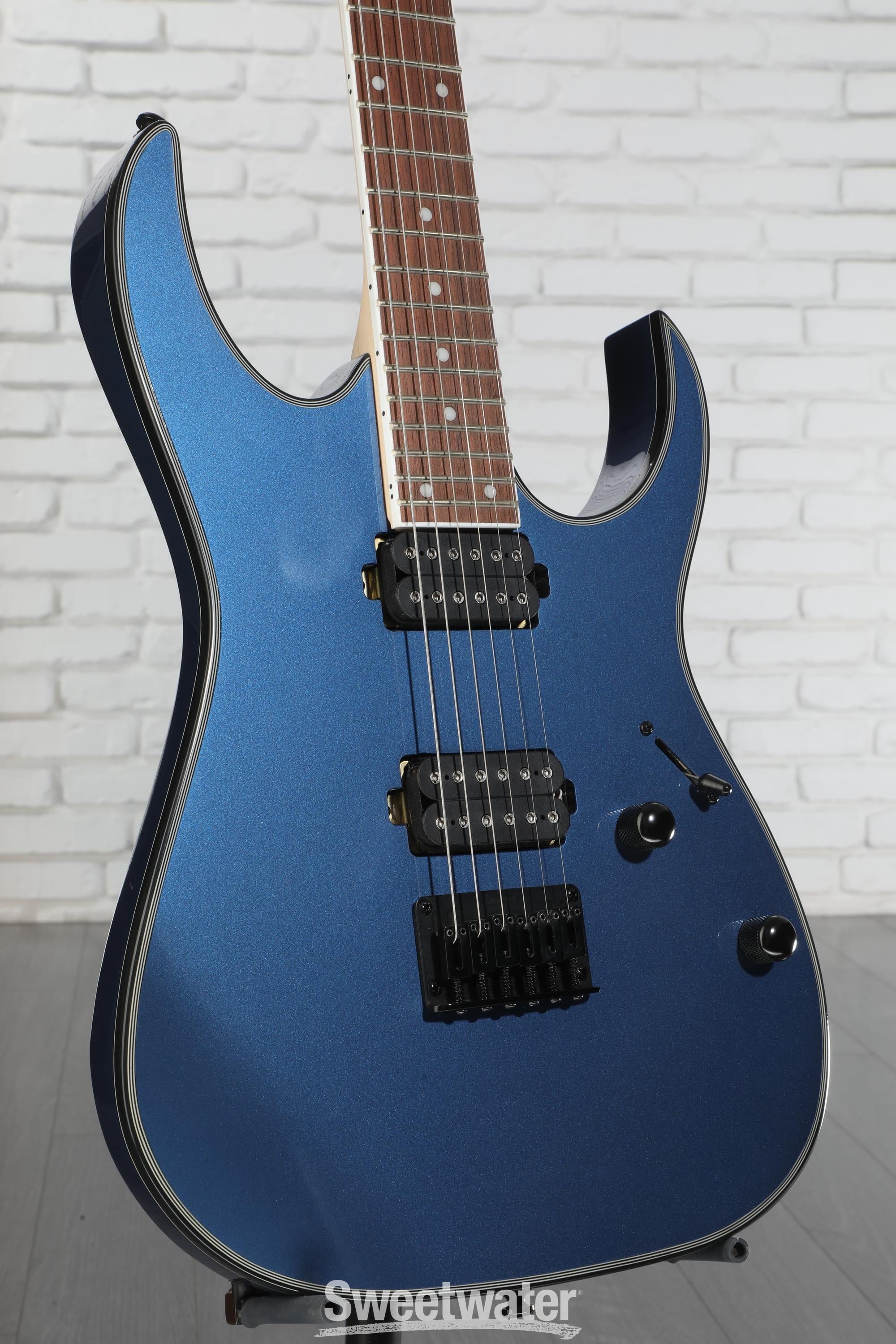 Ibanez RG421EX Electric Guitar - Blue Metallic | Sweetwater