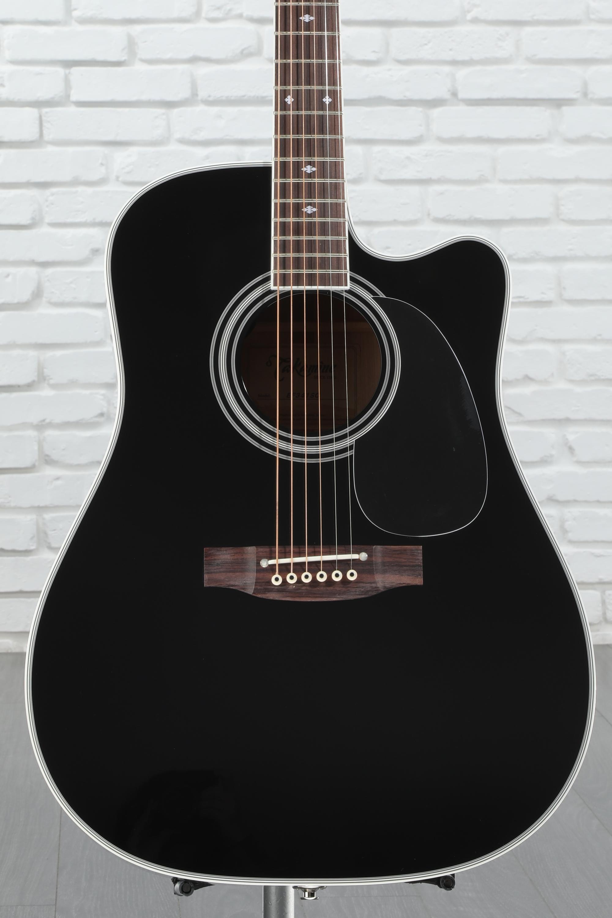 Takamine Legacy JEF341SC Acoustic-electric Guitar - Black