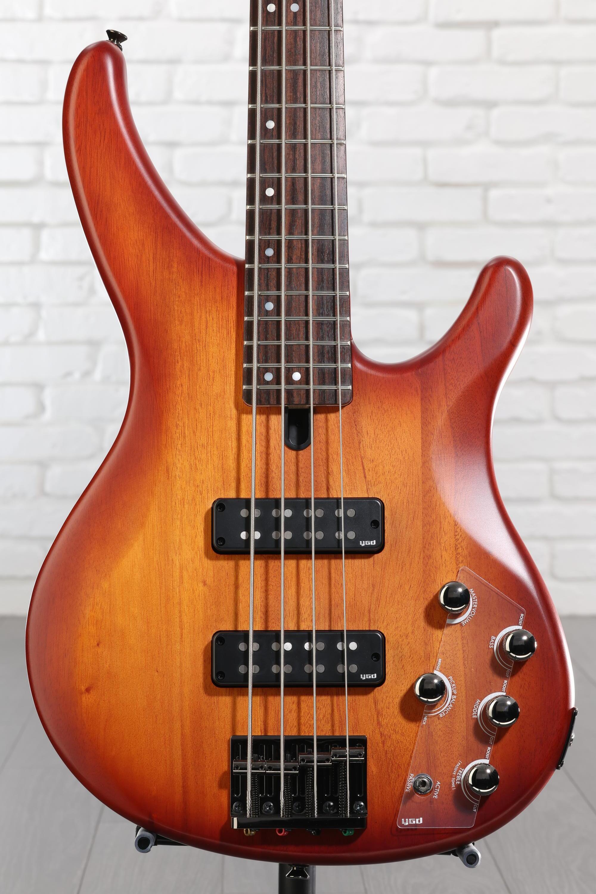 Yamaha TRBX504 4-string Bass Guitar - Brick Burst | Sweetwater