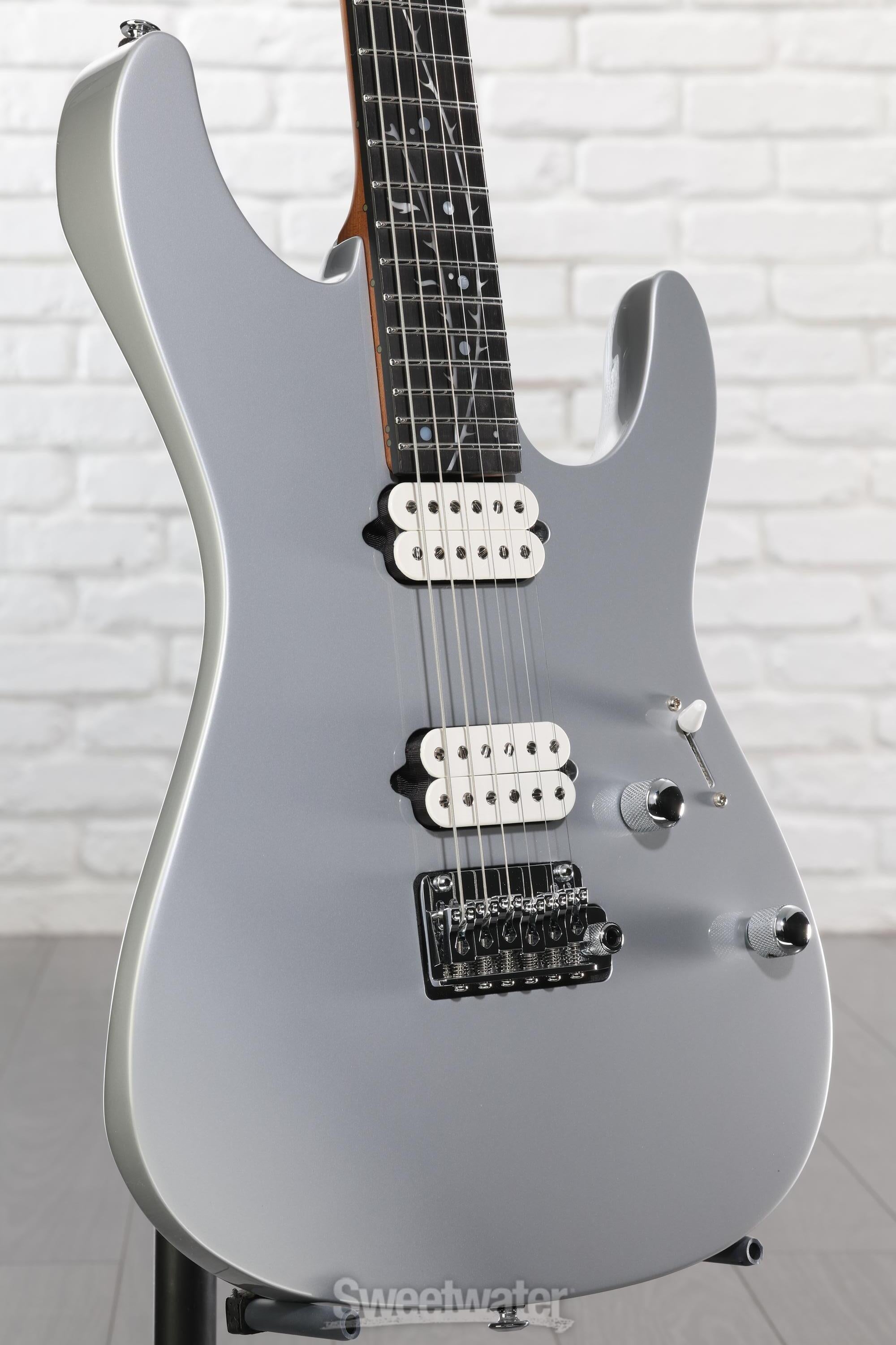 Ibanez TOD10 Tim Henson Signature Electric Guitar - Classic Silver